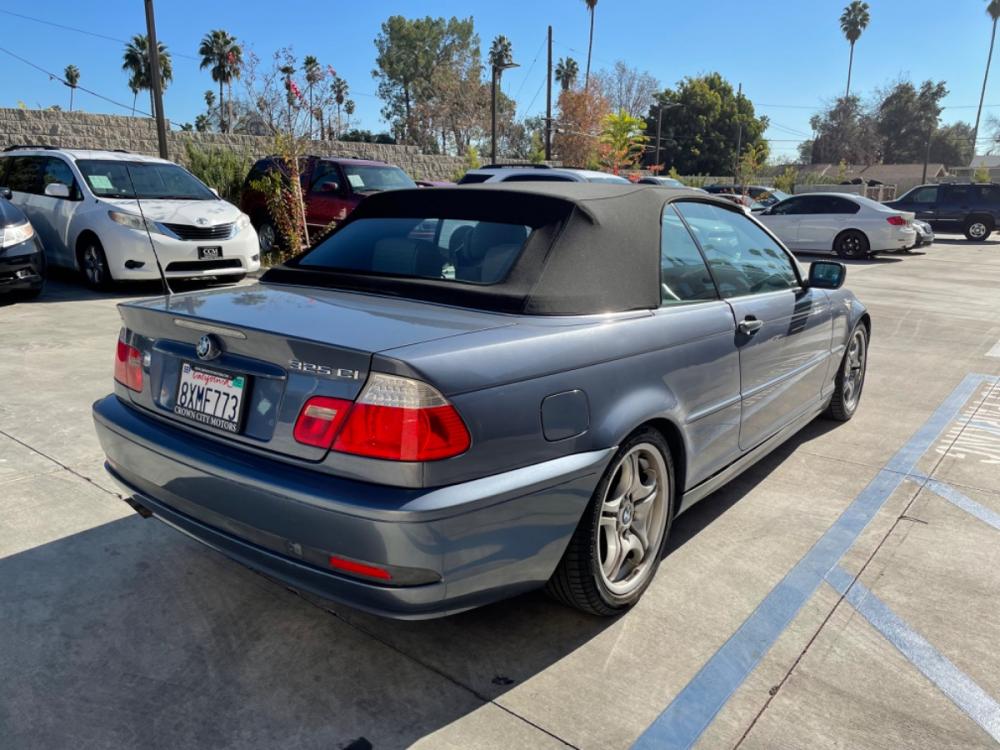 2005 BLUE BMW 3-Series 325Cic (WBABW33425P) with an L6, 2.5L; DOHC 24V engine, AUTOMATIC transmission, located at 30 S. Berkeley Avenue, Pasadena, CA, 91107, (626) 248-7567, 34.145447, -118.109398 - New Top! Low Miles! New tires! This 2005 BMW 3 series 325Cic Convertible looks and drives well. Bad Credit? We can help! We are the bank. All our cars are thoroughly inspected and reconditioned by our technicians. FREE CARFAX report. Stop by or call to speak with our friendly staff. Whether you have - Photo #4