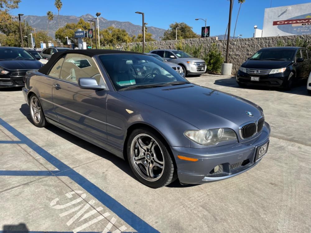 2005 BLUE BMW 3-Series 325Cic (WBABW33425P) with an L6, 2.5L; DOHC 24V engine, AUTOMATIC transmission, located at 30 S. Berkeley Avenue, Pasadena, CA, 91107, (626) 248-7567, 34.145447, -118.109398 - Photo #5