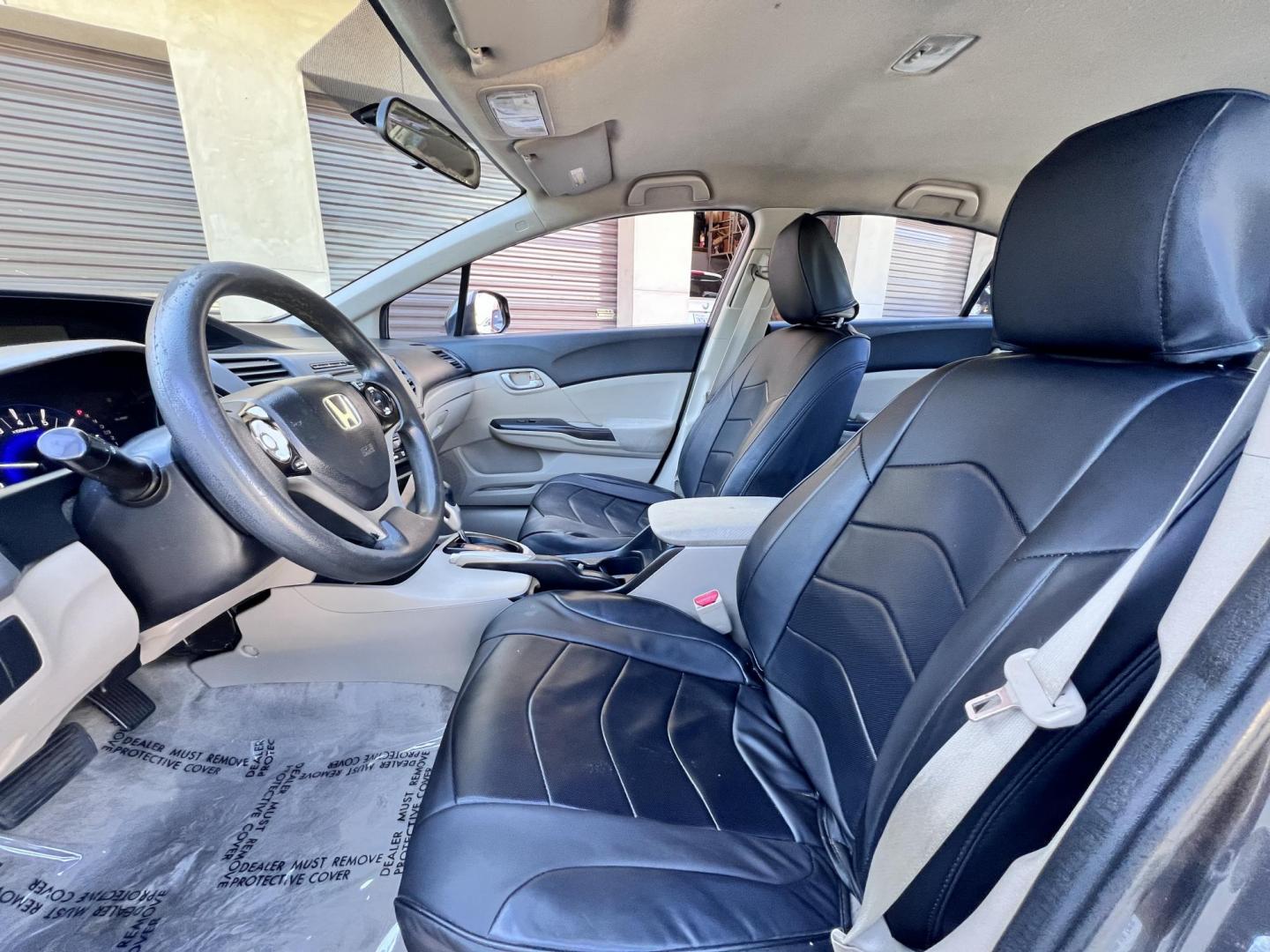 2012 Urban Titanium Metallic /Tan Honda Civic LX Sedan 5-Speed AT (19XFB2F59CE) with an 1.8L L4 SOHC 16V engine, 5-Speed Automatic transmission, located at 30 S. Berkeley Avenue, Pasadena, CA, 91107, (626) 248-7567, 34.145447, -118.109398 - 2012 Honda Civic – Reliable Sedan with Buy Here Pay Here Financing in Pasadena, CA If you’re searching for a dependable, fuel-efficient, and affordable car that also qualifies for Buy Here Pay Here financing in Pasadena, this 2012 Honda Civic is an excellent choice. Known for its long-lasting - Photo#4