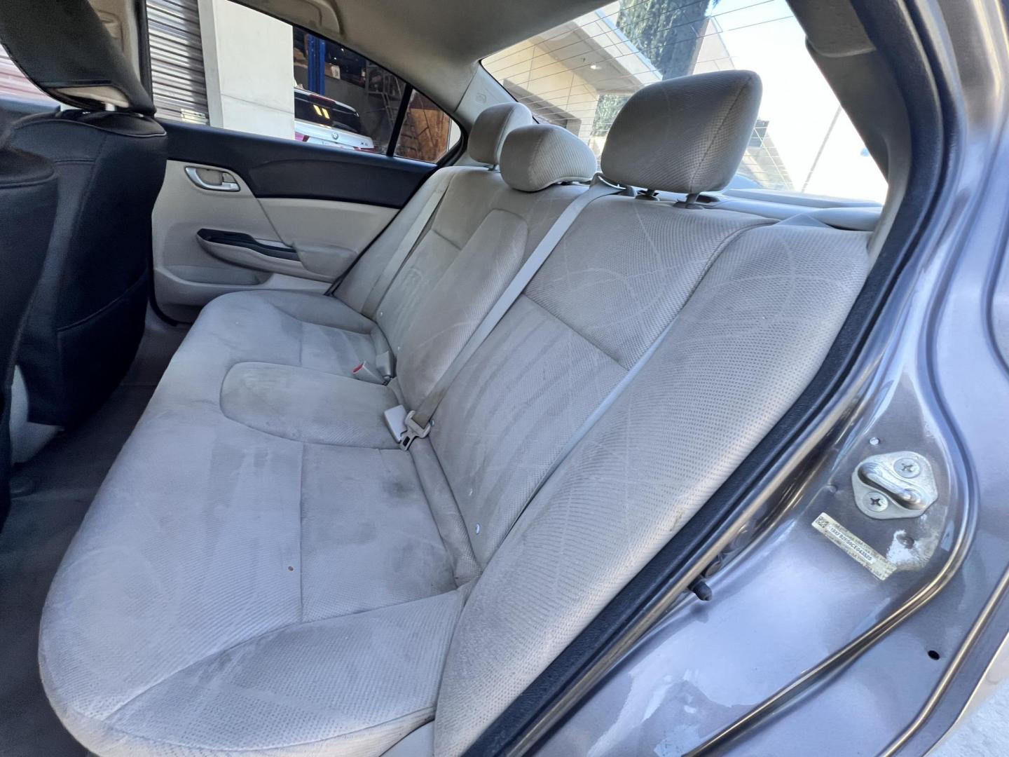 2012 Urban Titanium Metallic /Tan Honda Civic LX Sedan 5-Speed AT (19XFB2F59CE) with an 1.8L L4 SOHC 16V engine, 5-Speed Automatic transmission, located at 30 S. Berkeley Avenue, Pasadena, CA, 91107, (626) 248-7567, 34.145447, -118.109398 - 2012 Honda Civic – Reliable Sedan with Buy Here Pay Here Financing in Pasadena, CA If you’re searching for a dependable, fuel-efficient, and affordable car that also qualifies for Buy Here Pay Here financing in Pasadena, this 2012 Honda Civic is an excellent choice. Known for its long-lasting - Photo#14