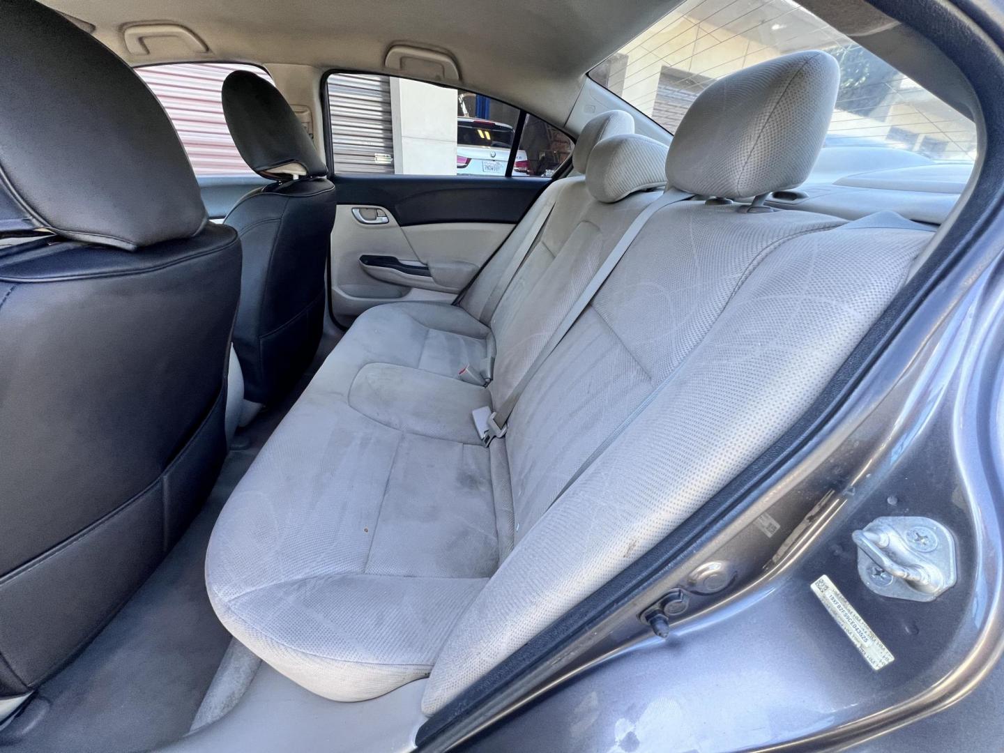 2012 Urban Titanium Metallic /Tan Honda Civic LX Sedan 5-Speed AT (19XFB2F59CE) with an 1.8L L4 SOHC 16V engine, 5-Speed Automatic transmission, located at 30 S. Berkeley Avenue, Pasadena, CA, 91107, (626) 248-7567, 34.145447, -118.109398 - 2012 Honda Civic – Reliable Sedan with Buy Here Pay Here Financing in Pasadena, CA If you’re searching for a dependable, fuel-efficient, and affordable car that also qualifies for Buy Here Pay Here financing in Pasadena, this 2012 Honda Civic is an excellent choice. Known for its long-lasting - Photo#15