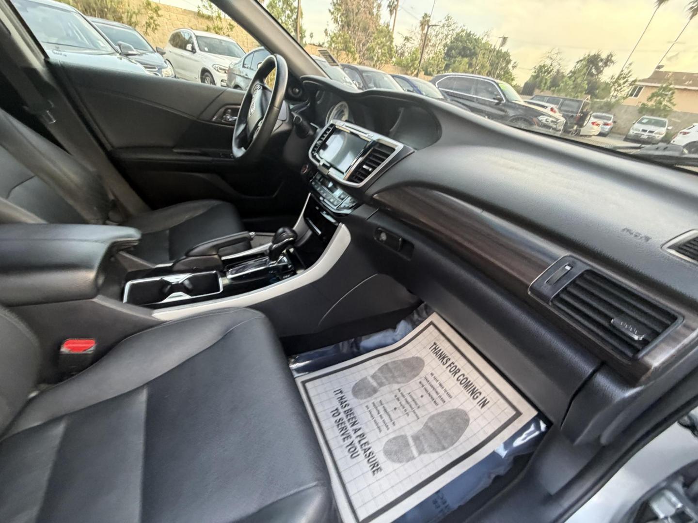 2017 Silver /Gray Honda Accord EX-L Sedan V6 6-Spd AT (1HGCR3F86HA) with an 3.5L V6 SOHC 24V engine, 6A transmission, located at 30 S. Berkeley Avenue, Pasadena, CA, 91107, (626) 248-7567, 34.145447, -118.109398 - Navigation! Leather Seats! Moon-roof! This 2017 Honda Accord EX-L Sedan V6 6-Spd AT looks and drives good. - Photo#11