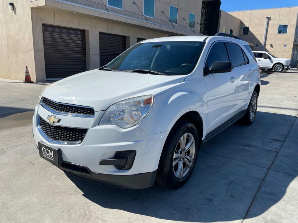 2010 White /Black Chevrolet Equinox LT1 FWD (2CNALDEW6A6) with an 2.4L L4 DOHC 16V engine, 6-Speed Automatic transmission, located at 30 S. Berkeley Avenue, Pasadena, CA, 91107, (626) 248-7567, 34.145447, -118.109398 - Photo #0
