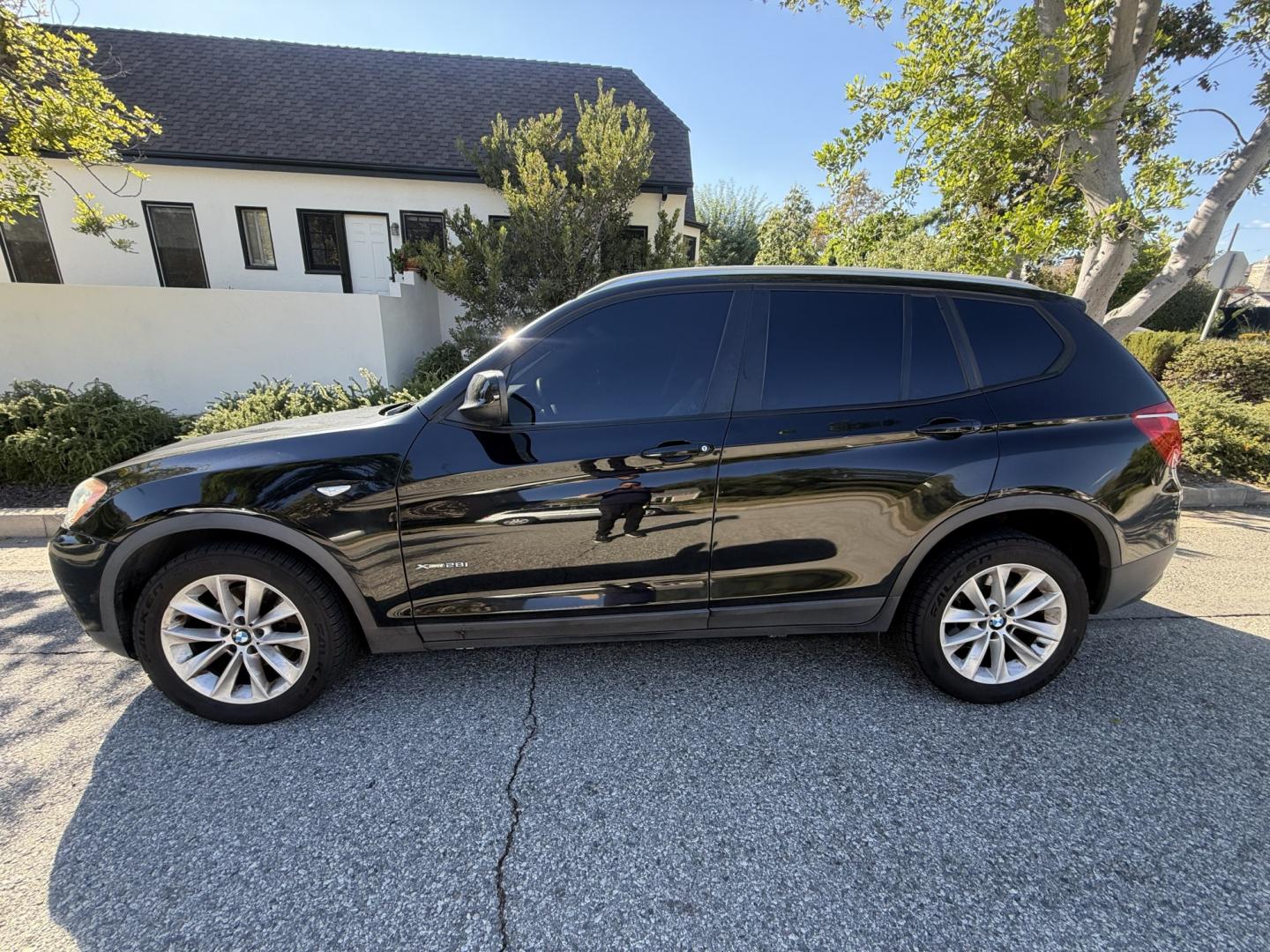 2013 Black /Black BMW X3 xDrive28i (5UXWX9C56D0) with an 3.0L L6 DOHC 24V engine, 8-Speed Automatic transmission, located at 30 S. Berkeley Avenue, Pasadena, CA, 91107, (626) 248-7567, 34.145447, -118.109398- Photo#1