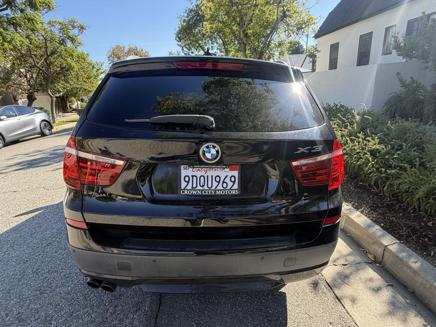 2013 Black /Black BMW X3 xDrive28i (5UXWX9C56D0) with an 3.0L L6 DOHC 24V engine, 8-Speed Automatic transmission, located at 30 S. Berkeley Avenue, Pasadena, CA, 91107, (626) 248-7567, 34.145447, -118.109398- Photo#3