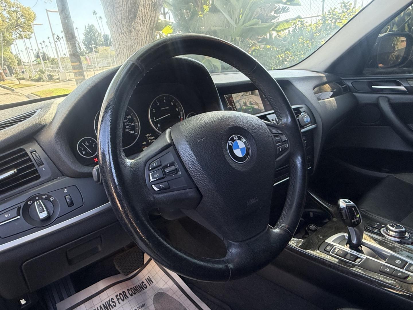 2013 Black /Black BMW X3 xDrive28i (5UXWX9C56D0) with an 3.0L L6 DOHC 24V engine, 8-Speed Automatic transmission, located at 30 S. Berkeley Avenue, Pasadena, CA, 91107, (626) 248-7567, 34.145447, -118.109398- Photo#7