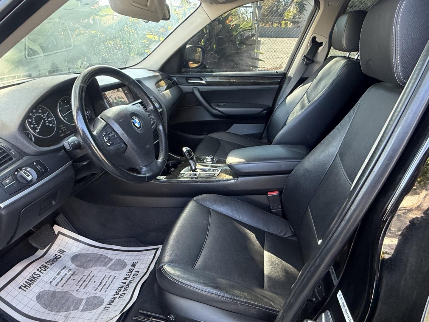 2013 Black /Black BMW X3 xDrive28i (5UXWX9C56D0) with an 3.0L L6 DOHC 24V engine, 8-Speed Automatic transmission, located at 30 S. Berkeley Avenue, Pasadena, CA, 91107, (626) 248-7567, 34.145447, -118.109398- Photo#8