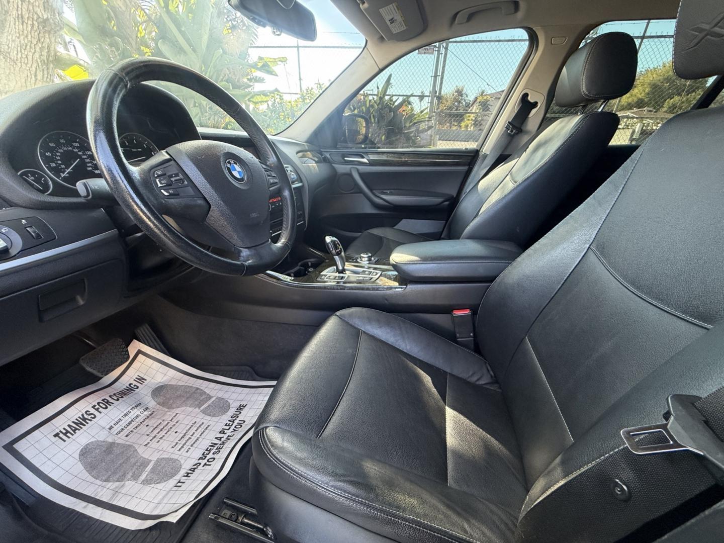 2013 Black /Black BMW X3 xDrive28i (5UXWX9C56D0) with an 3.0L L6 DOHC 24V engine, 8-Speed Automatic transmission, located at 30 S. Berkeley Avenue, Pasadena, CA, 91107, (626) 248-7567, 34.145447, -118.109398- Photo#9