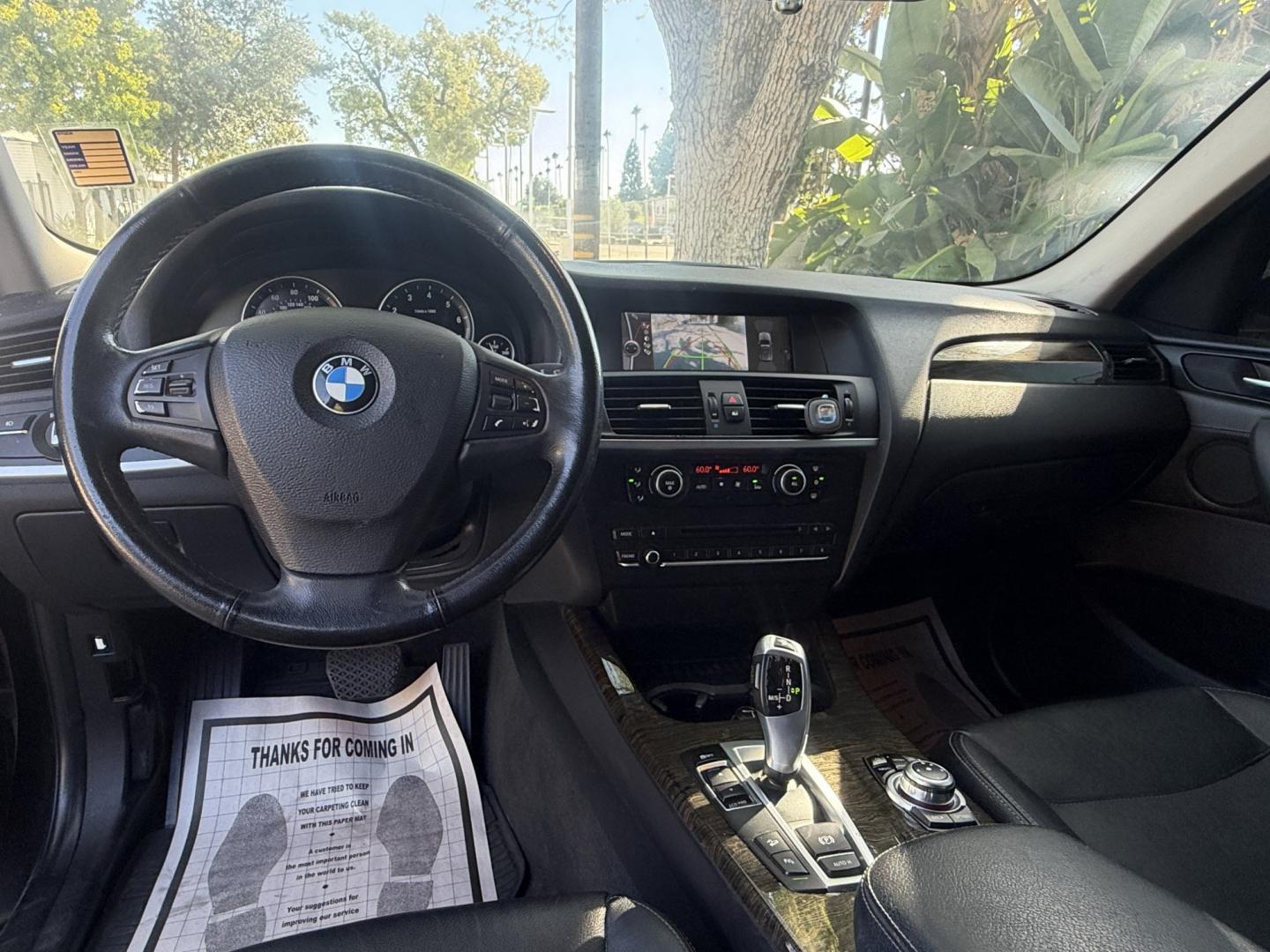 2013 Black /Black BMW X3 xDrive28i (5UXWX9C56D0) with an 3.0L L6 DOHC 24V engine, 8-Speed Automatic transmission, located at 30 S. Berkeley Avenue, Pasadena, CA, 91107, (626) 248-7567, 34.145447, -118.109398- Photo#14