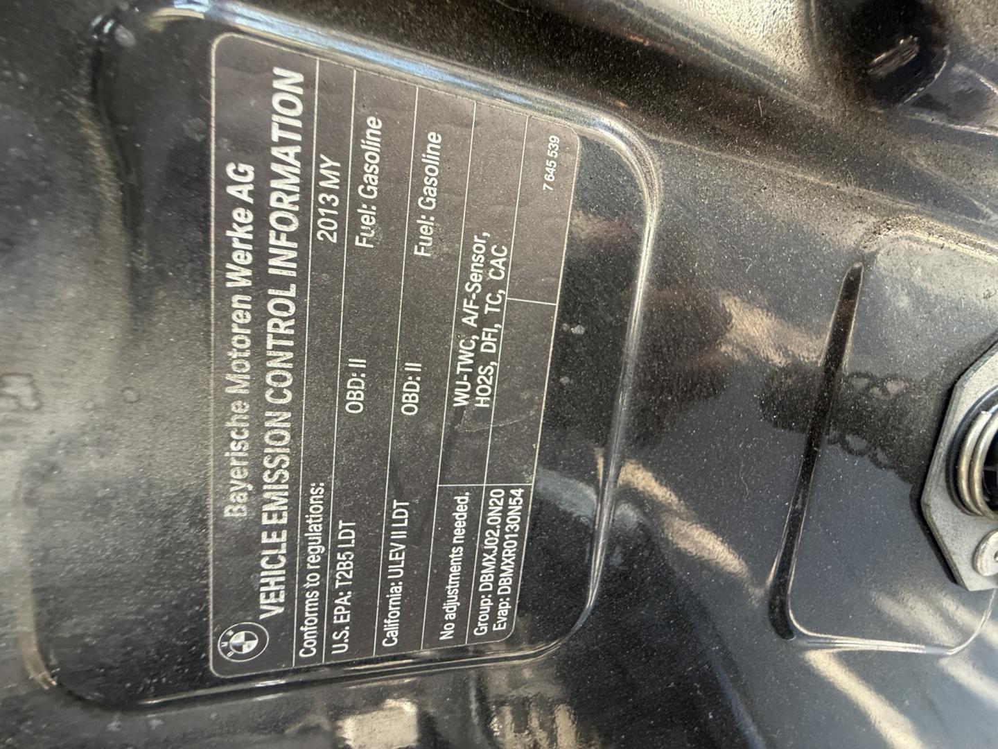 2013 Black /Black BMW X3 xDrive28i (5UXWX9C56D0) with an 3.0L L6 DOHC 24V engine, 8-Speed Automatic transmission, located at 30 S. Berkeley Avenue, Pasadena, CA, 91107, (626) 248-7567, 34.145447, -118.109398- Photo#17