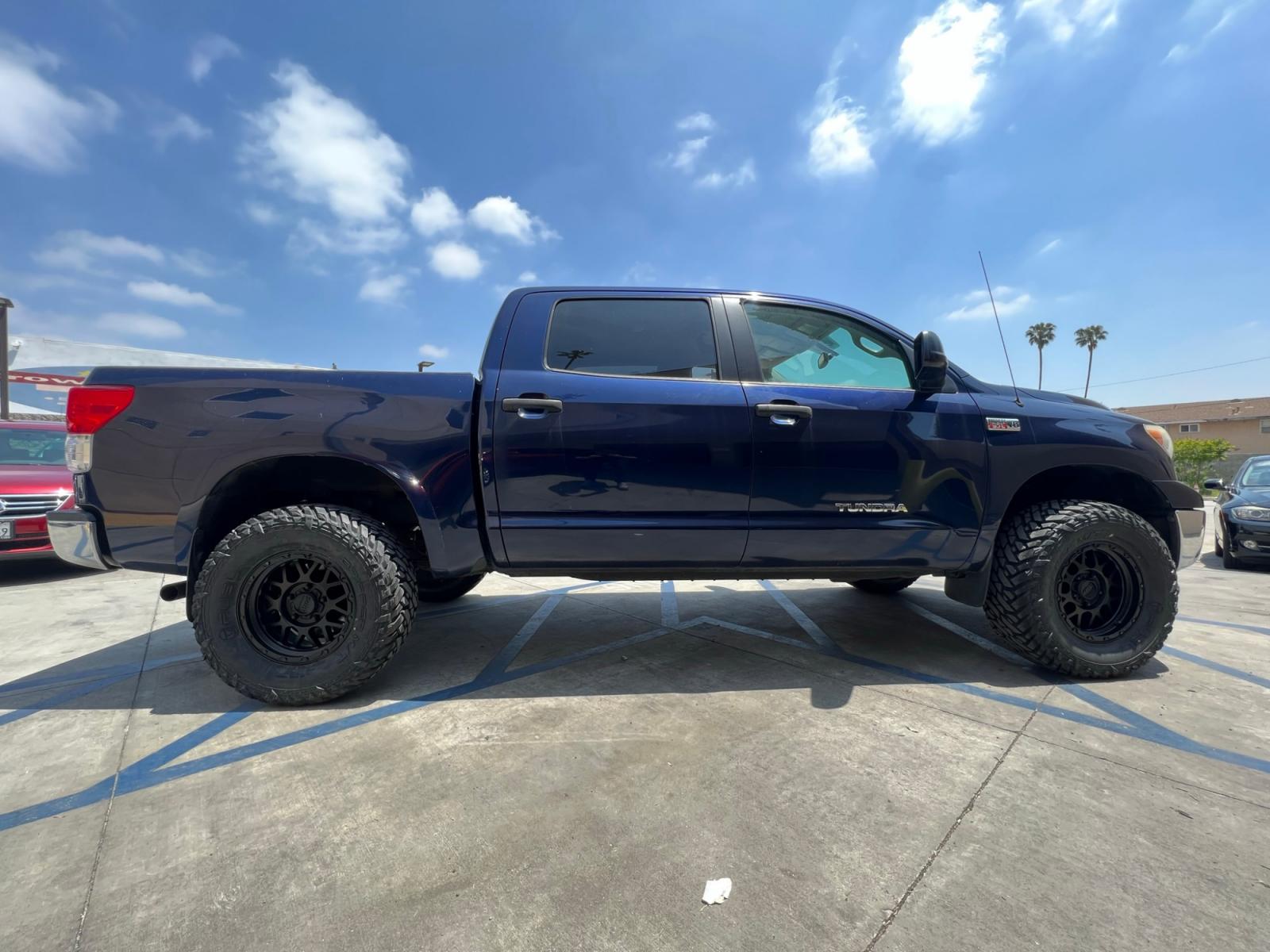 2013 BLUE Toyota Tundra Tundra-Grade CrewMax 5.7L 2WD (5TFEY5F13DX) with an 5.7L V8 DOHC 32V engine, 6-Speed Automatic Overdrive transmission, located at 30 S. Berkeley Avenue, Pasadena, CA, 91107, (626) 248-7567, 34.145447, -118.109398 - Photo #2