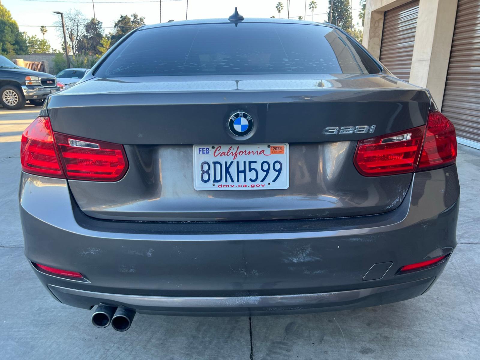 2013 Gray /Beige BMW 3-Series 328i Sedan (WBA3A5C52DF) with an 2.0L L4 DOHC 16V engine, automatic transmission, located at 30 S. Berkeley Avenue, Pasadena, CA, 91107, (626) 248-7567, 34.145447, -118.109398 - Photo #3