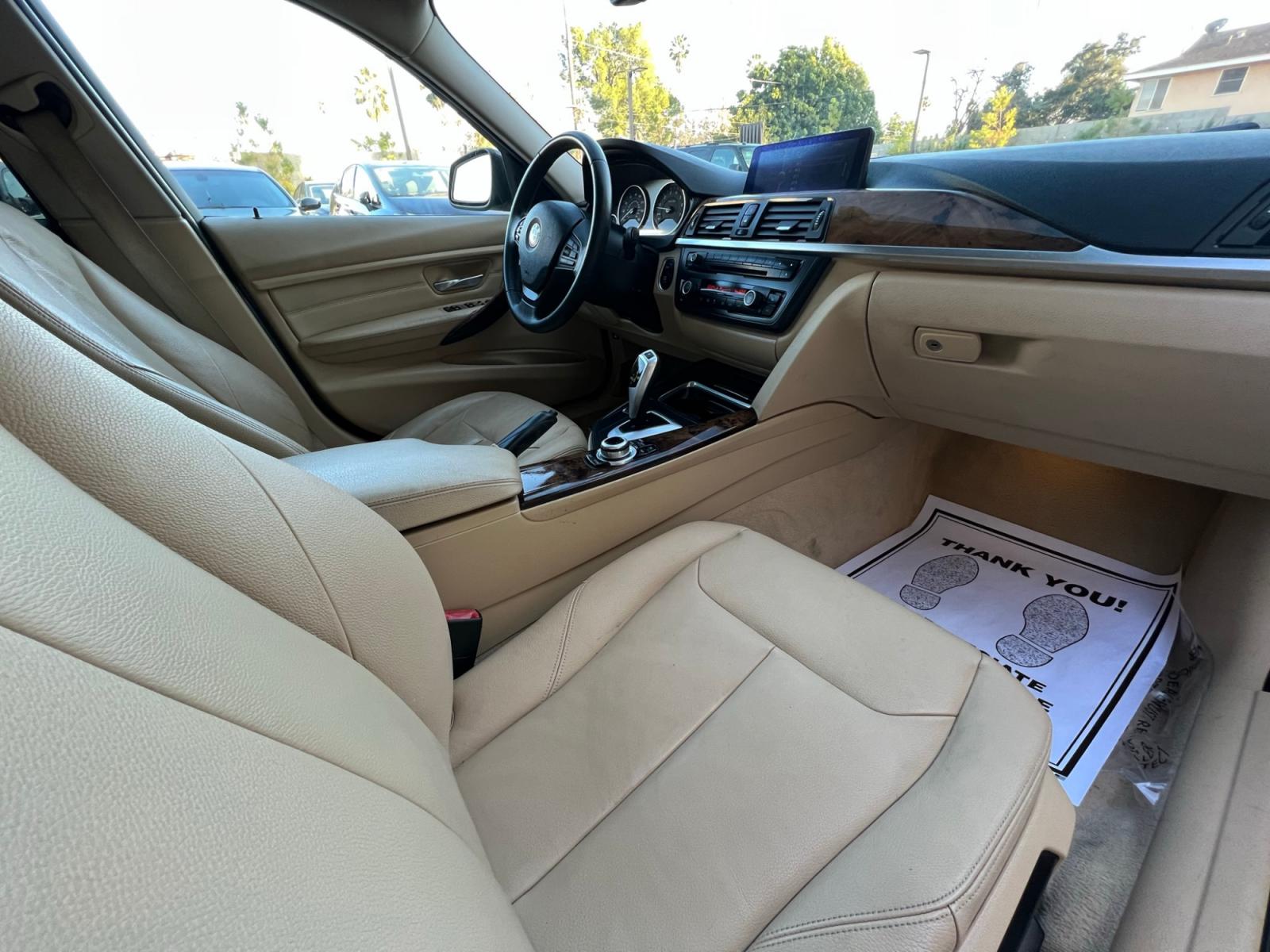 2013 Gray /Beige BMW 3-Series 328i Sedan (WBA3A5C52DF) with an 2.0L L4 DOHC 16V engine, automatic transmission, located at 30 S. Berkeley Avenue, Pasadena, CA, 91107, (626) 248-7567, 34.145447, -118.109398 - Low Miles! Leather Seats! Navigation! This 2013 BMW 3-Series 328i Sedan looks and drives well. - Photo #14