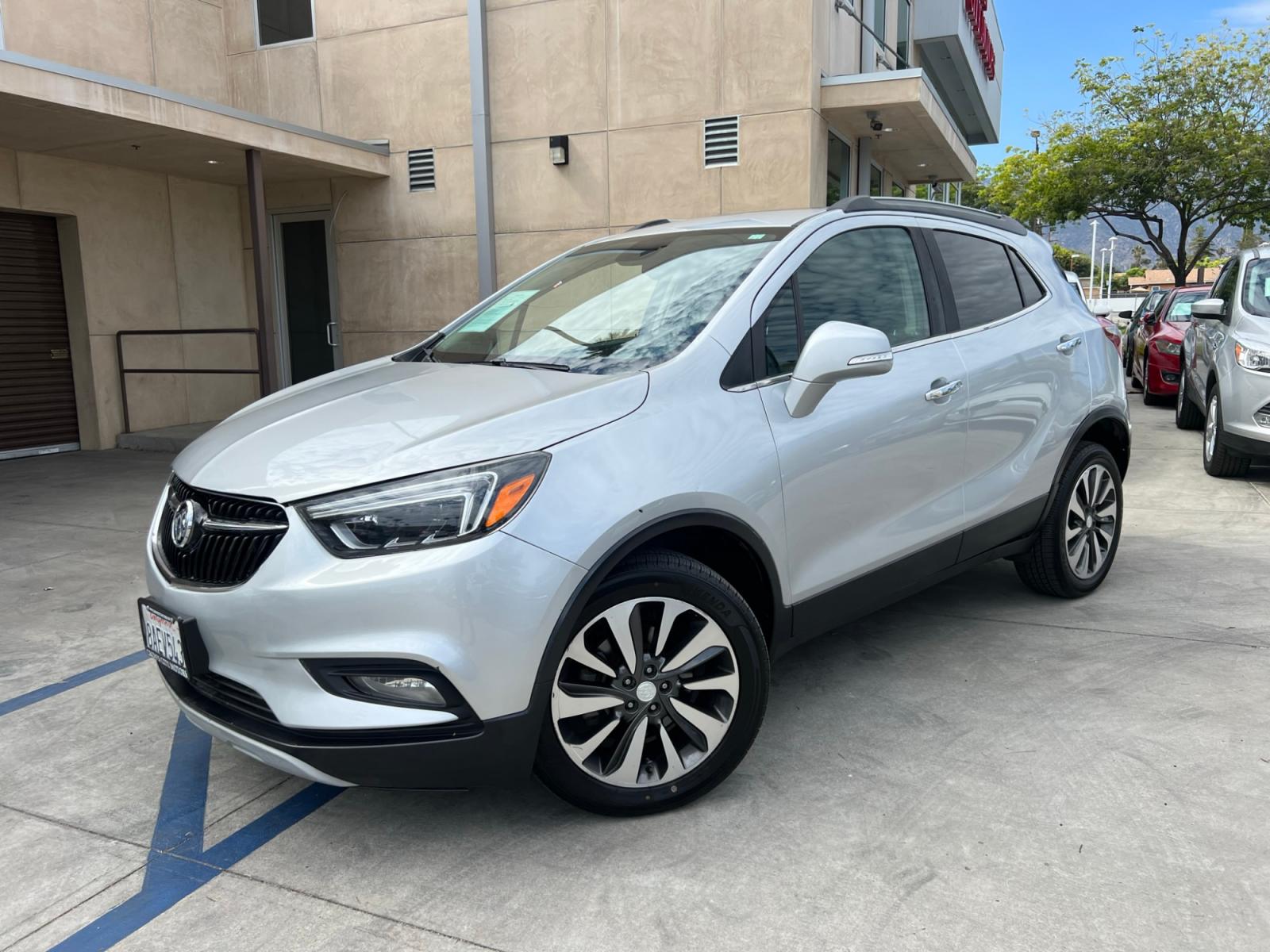 2018 Silver Buick Encore Essence AWD (KL4CJGSB7JB) with an 1.4L L4 DOHC 16V TURBO engine, 6A transmission, located at 30 S. Berkeley Avenue, Pasadena, CA, 91107, (626) 248-7567, 34.145447, -118.109398 - Crown City Motors is a used “Buy Here Pay Here” car dealer in Pasadena CA. “Buy Here Pay Here” financing, means that when you purchase your vehicle from our dealership, that you make the payments to the dealership as well. We do not need the banks approval to get you approved for a used auto - Photo #0