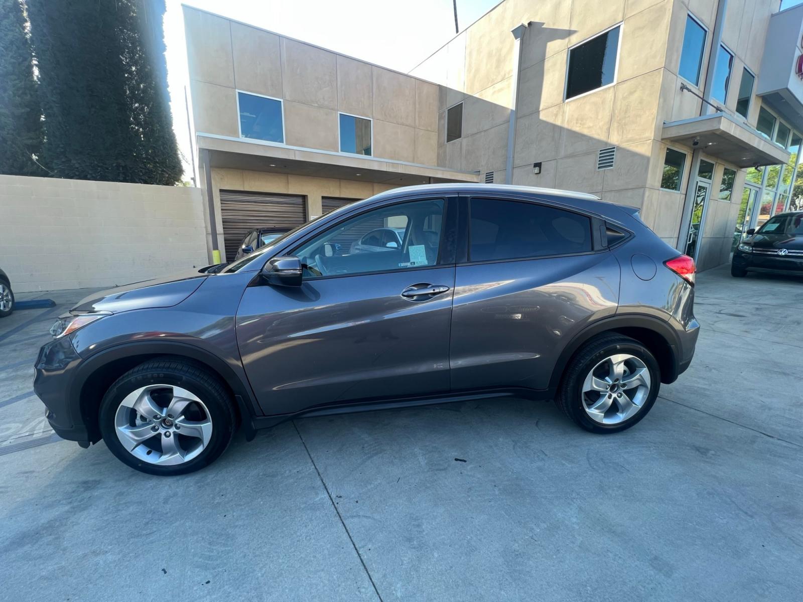 2019 Gray Honda HR-V EX (3CZRU5H51KM) with an 1.8L L4 DOHC 16V engine, CVT transmission, located at 30 S. Berkeley Avenue, Pasadena, CA, 91107, (626) 248-7567, 34.145447, -118.109398 - Crown City Motors is a used “Buy Here Pay Here” car dealer in Pasadena CA. “Buy Here Pay Here” financing, means that when you purchase your vehicle from our dealership, that you make the payments to the dealership as well. We do not need the banks approval to get you approved for a used auto - Photo #1