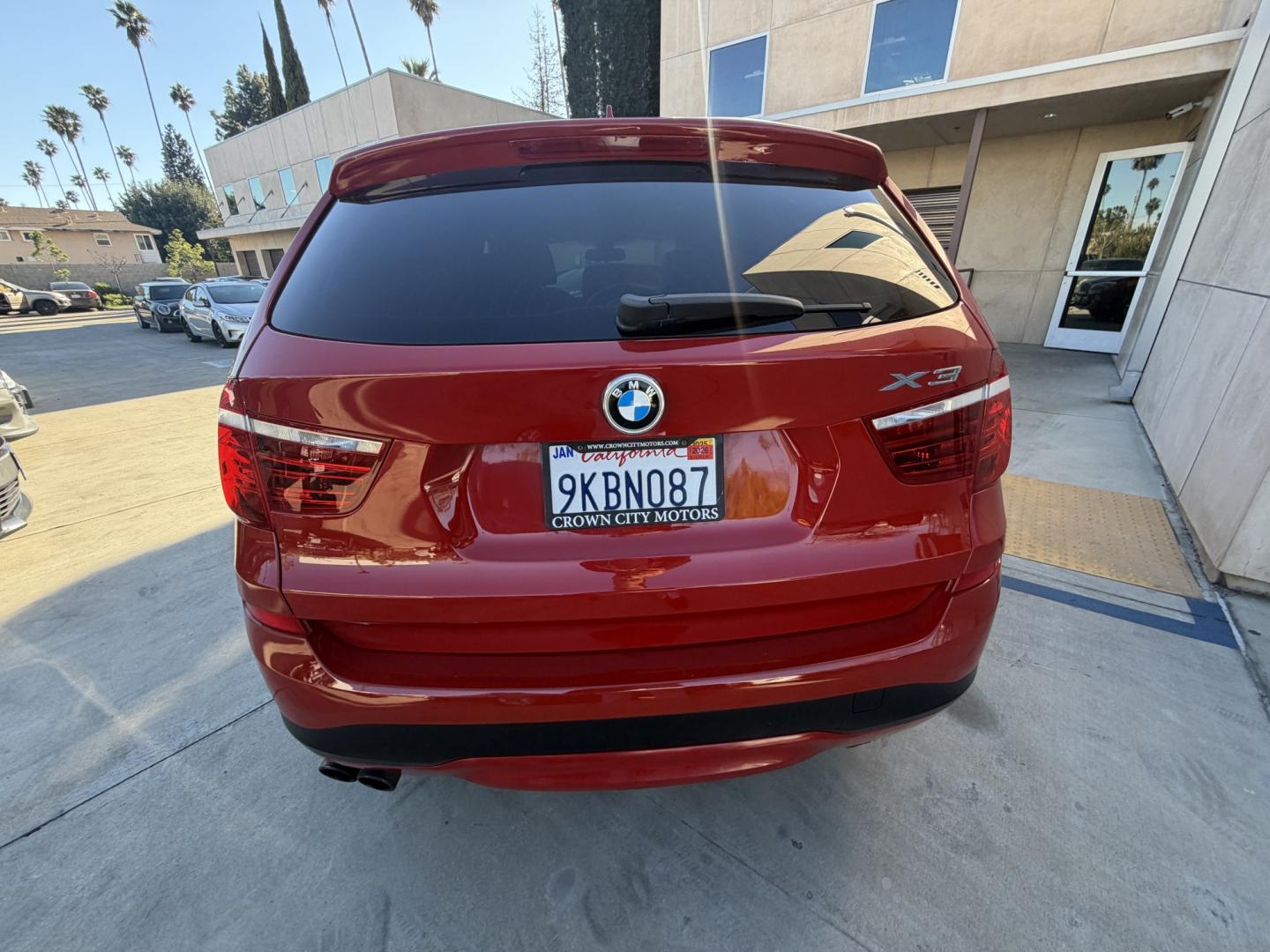 2016 RED /Tan BMW X3 xDrive28i (5UXWX9C50G0) with an 2.0L L4 DOHC 16V engine, 8-Speed Automatic transmission, located at 30 S. Berkeley Avenue, Pasadena, CA, 91107, (626) 248-7567, 34.145447, -118.109398 - Crown City Motors is a used “Buy Here Pay Here” car dealer in Pasadena CA. “Buy Here Pay Here” financing, means that when you purchase your vehicle from our dealership, that you make the payments to the dealership as well. We do not need the banks approval to get you approved for a used auto - Photo#6