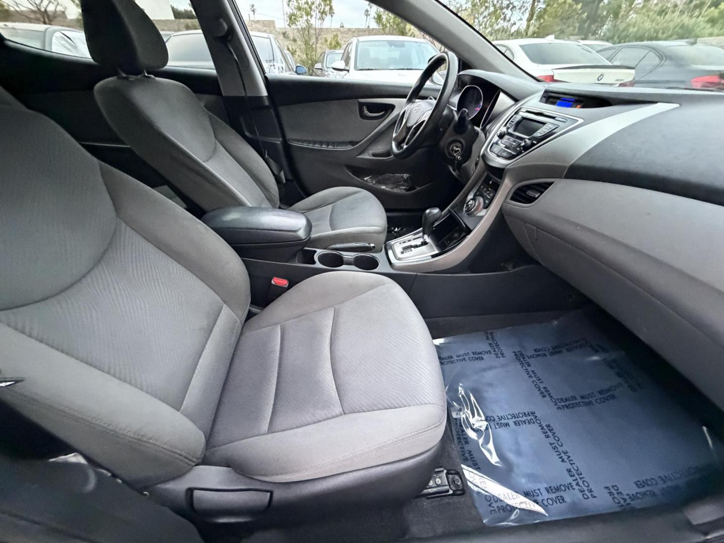 2013 Black /Black Hyundai Elantra (KMHDH4AE8DU) with an 4 Cylinder engine, Automatic transmission, located at 30 S. Berkeley Avenue, Pasadena, CA, 91107, (626) 248-7567, 34.145447, -118.109398 - Crown City Motors is a used “Buy Here Pay Here” car dealer in Pasadena CA. “Buy Here Pay Here” financing, means that when you purchase your vehicle from our dealership, that you make the payments to the dealership as well. We do not need the banks approval to get you approved for a used auto - Photo#14