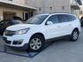 2014 WHITE /Gray Chevrolet Traverse 1LT FWD (1GNKRGKD3EJ) with an 3.6L V6 DOHC 24V engine, 6-Speed Automatic transmission, located at 30 S. Berkeley Avenue, Pasadena, CA, 91107, (626) 248-7567, 34.145447, -118.109398 - Crown City Motors is a used “Buy Here Pay Here” car dealer in Pasadena CA. “Buy Here Pay Here” financing, means that when you purchase your vehicle from our dealership, that you make the payments to the dealership as well. We do not need the banks approval to get you approved for a used auto - Photo#0