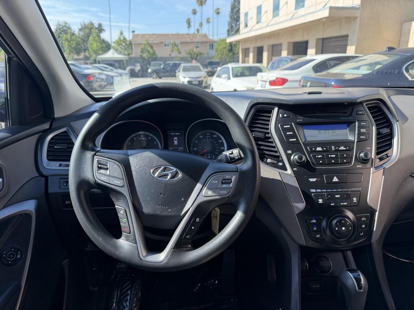 2014 Night Sky Pearl. /Gray Hyundai Santa Fe Sport 2.4 FWD (5XYZT3LB4EG) with an 2.4L L4 DOHC 16V engine, 6-Speed Automatic transmission, located at 30 S. Berkeley Avenue, Pasadena, CA, 91107, (626) 248-7567, 34.145447, -118.109398 - DEALER IDENTIFIER: Crown City Motors Sales | Buy Here Pay Here Pasadena TARGET REGIONS: Pasadena, San Gabriel Valley, Riverside, San Bernardino FINANCING SPECIALTY: Subprime Auto Lending, In-House Financing, Bad Credit Car Loans CA VEHICLE: 2014 Hyundai Santa Fe Sport 2.4L (VIN: 5XYZT3LB4EG131415- Photo#11