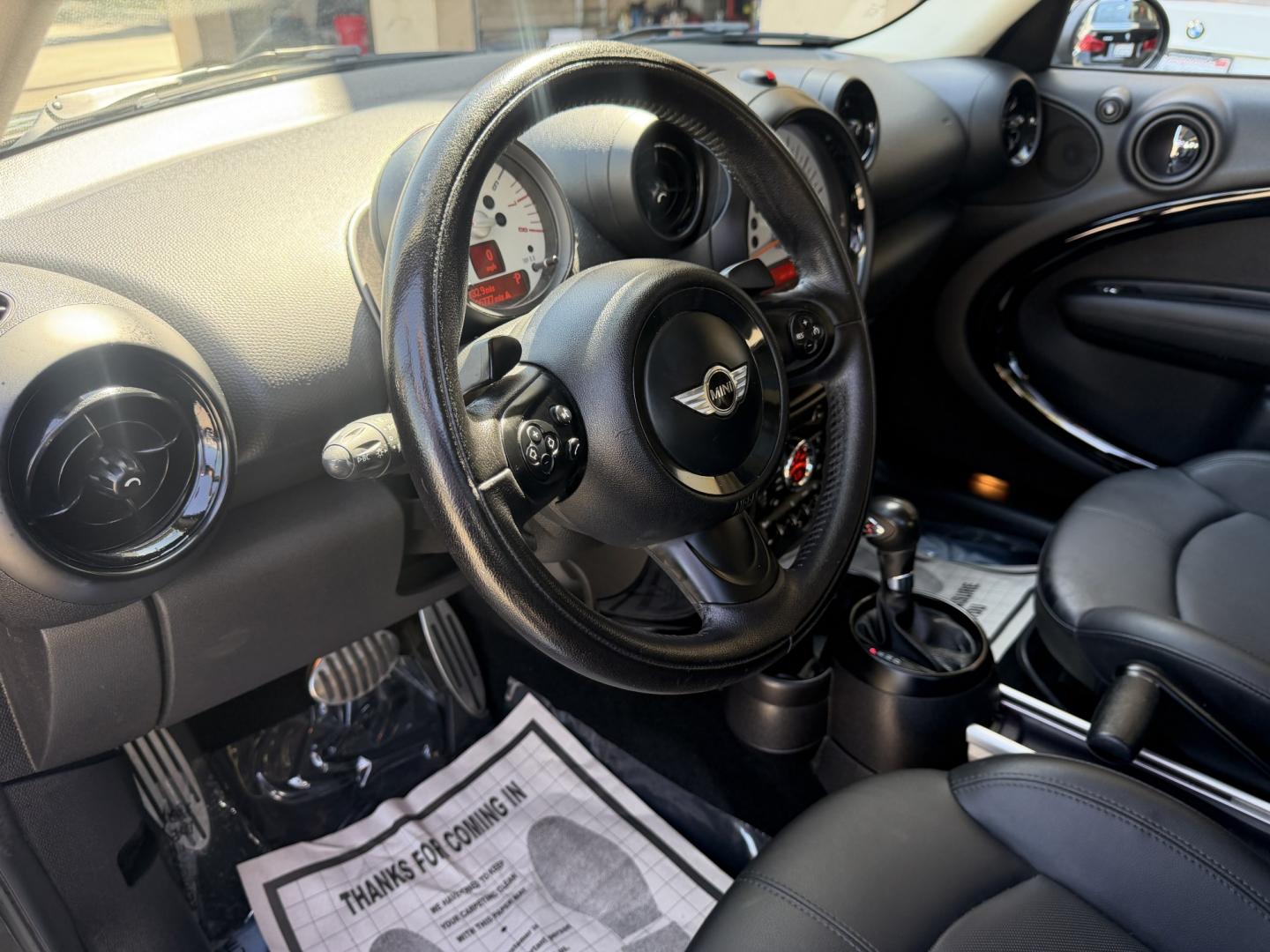 2013 Mineral Grey Metallic /Black Mini Countryman S (WMWZC3C51DW) with an 1.6L L4 DOHC 16V TURBO engine, located at 30 S. Berkeley Avenue, Pasadena, CA, 91107, (626) 248-7567, 34.145447, -118.109398 - Looking for a reliable, affordable used car with easy financing in Pasadena, CA? This 2013 MINI Cooper Hardtop (VIN: WMWZC3C51DWP24173) is the perfect combination of style, fuel efficiency, and performance—available now at Crown City Motors with Buy Here Pay Here financing options designed for all - Photo#17