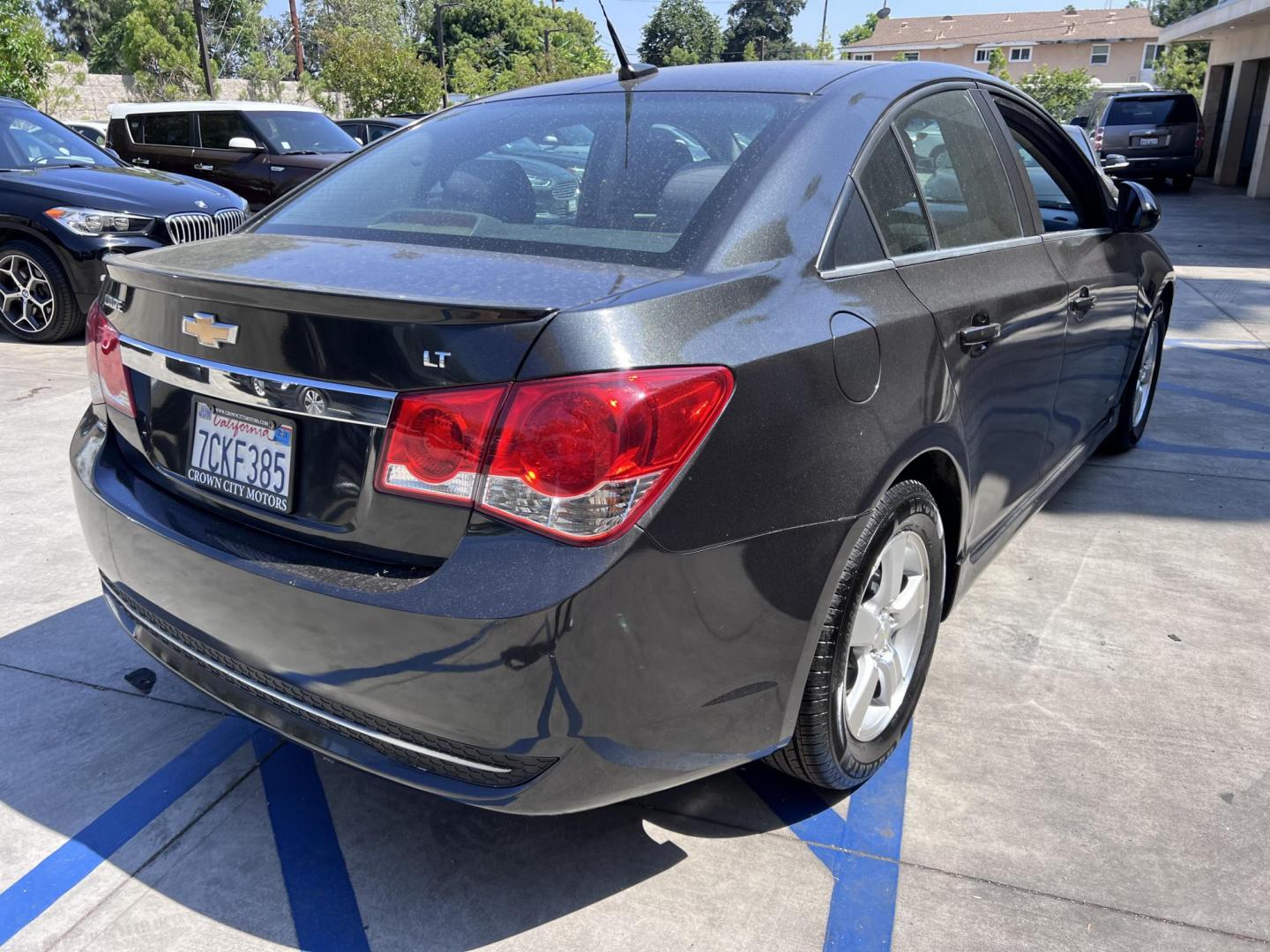 2012 Stormy BLue /Gray Chevrolet Cruze 1LT (1G1PF5SC9C7) with an 1.4L L4 DOHC 16V TURBO engine, 6-Speed Automatic transmission, located at 30 S. Berkeley Avenue, Pasadena, CA, 91107, (626) 248-7567, 34.145447, -118.109398 - 2012 Chevrolet Cruze LT – Affordable, Fuel-Efficient, and Buy Here Pay Here Approved in Pasadena! If you're looking for a practical, reliable, and stylish compact sedan that’s perfect for daily driving and easy on the wallet, this 2012 Chevrolet Cruze LT 1LT might be your next ride. Whether you - Photo#9