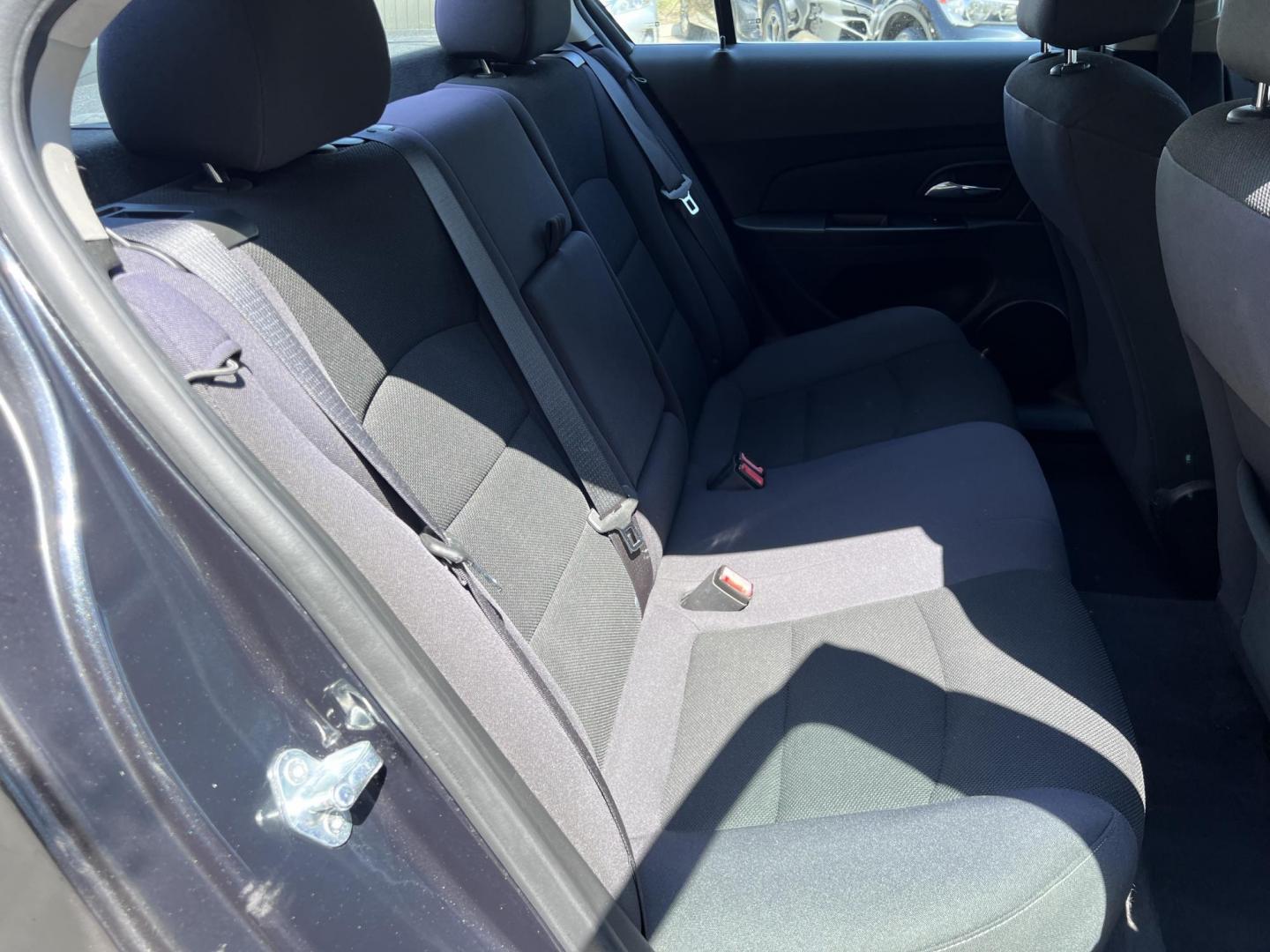 2012 Stormy BLue /Gray Chevrolet Cruze 1LT (1G1PF5SC9C7) with an 1.4L L4 DOHC 16V TURBO engine, 6-Speed Automatic transmission, located at 30 S. Berkeley Avenue, Pasadena, CA, 91107, (626) 248-7567, 34.145447, -118.109398 - 2012 Chevrolet Cruze LT – Affordable, Fuel-Efficient, and Buy Here Pay Here Approved in Pasadena! If you're looking for a practical, reliable, and stylish compact sedan that’s perfect for daily driving and easy on the wallet, this 2012 Chevrolet Cruze LT 1LT might be your next ride. Whether you - Photo#24