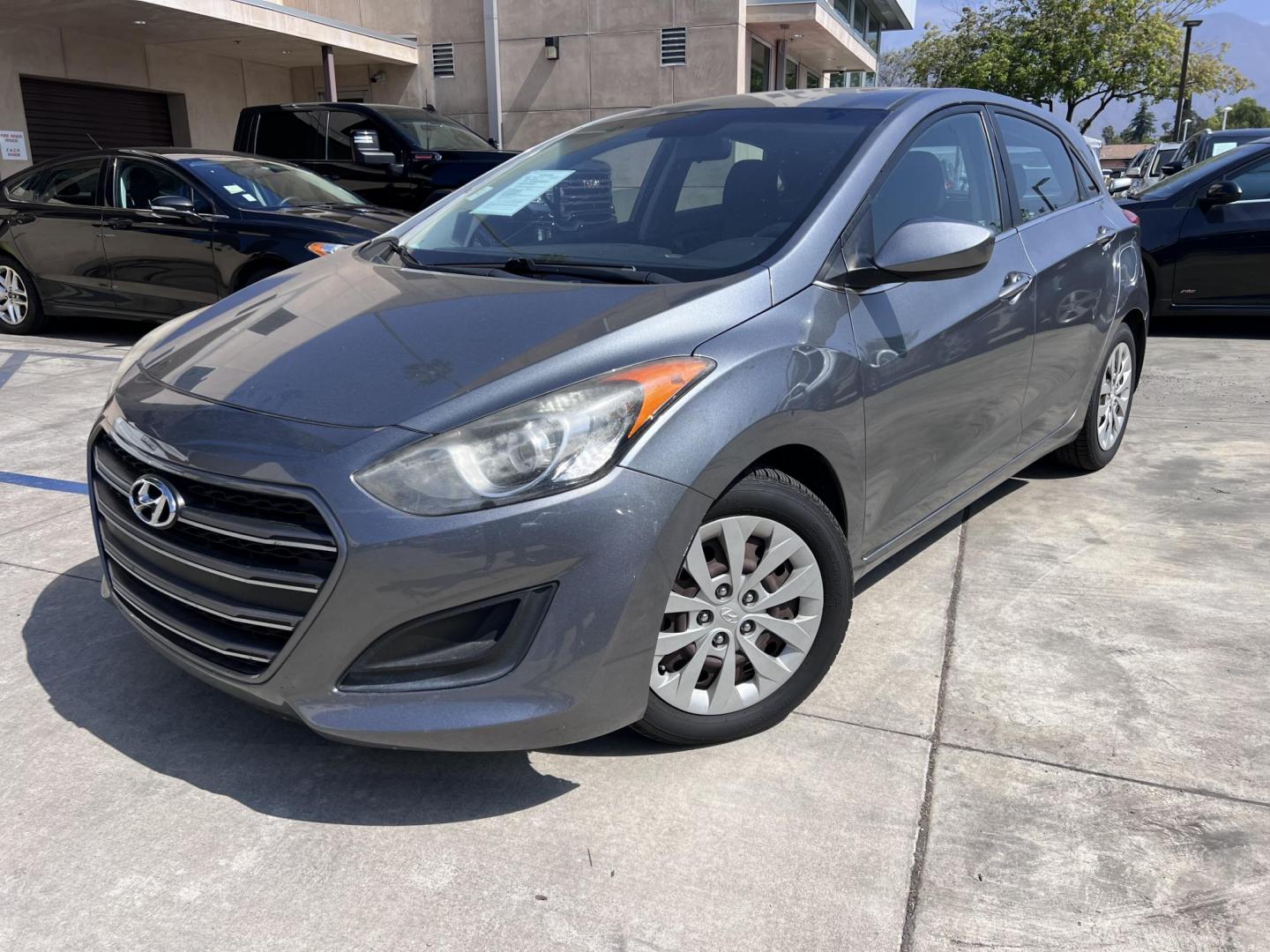 2016 Titanium Gray Metallic /Black Hyundai Elantra GT A/T (KMHD35LH9GU) with an 2.0L L4 16V DOHC engine, 6A transmission, located at 30 S. Berkeley Avenue, Pasadena, CA, 91107, (626) 248-7567, 34.145447, -118.109398 - 2016 Hyundai Elantra GT – Buy Here Pay Here – No Credit OK – Affordable Hatchback – Crown City Motors in Pasadena, CA Looking for a fuel-efficient, sporty hatchback with flexible financing options? This 2016 Hyundai Elantra GT is the perfect choice for drivers who want a stylish, practica - Photo#0