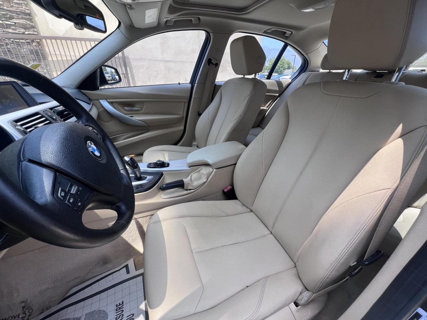 2013 Gray /BEIGE BMW 3-Series 328i Sedan (WBA3C1C58DF) with an 2.0L L4 DOHC 16V engine, located at 30 S. Berkeley Avenue, Pasadena, CA, 91107, (626) 248-7567, 34.145447, -118.109398 - Crown City Motors is a used “Buy Here Pay Here” car dealer in Pasadena CA. “Buy Here Pay Here” financing, means that when you purchase your vehicle from our dealership, that you make the payments to the dealership as well. We do not need the banks approval to get you approved for a used auto - Photo#16