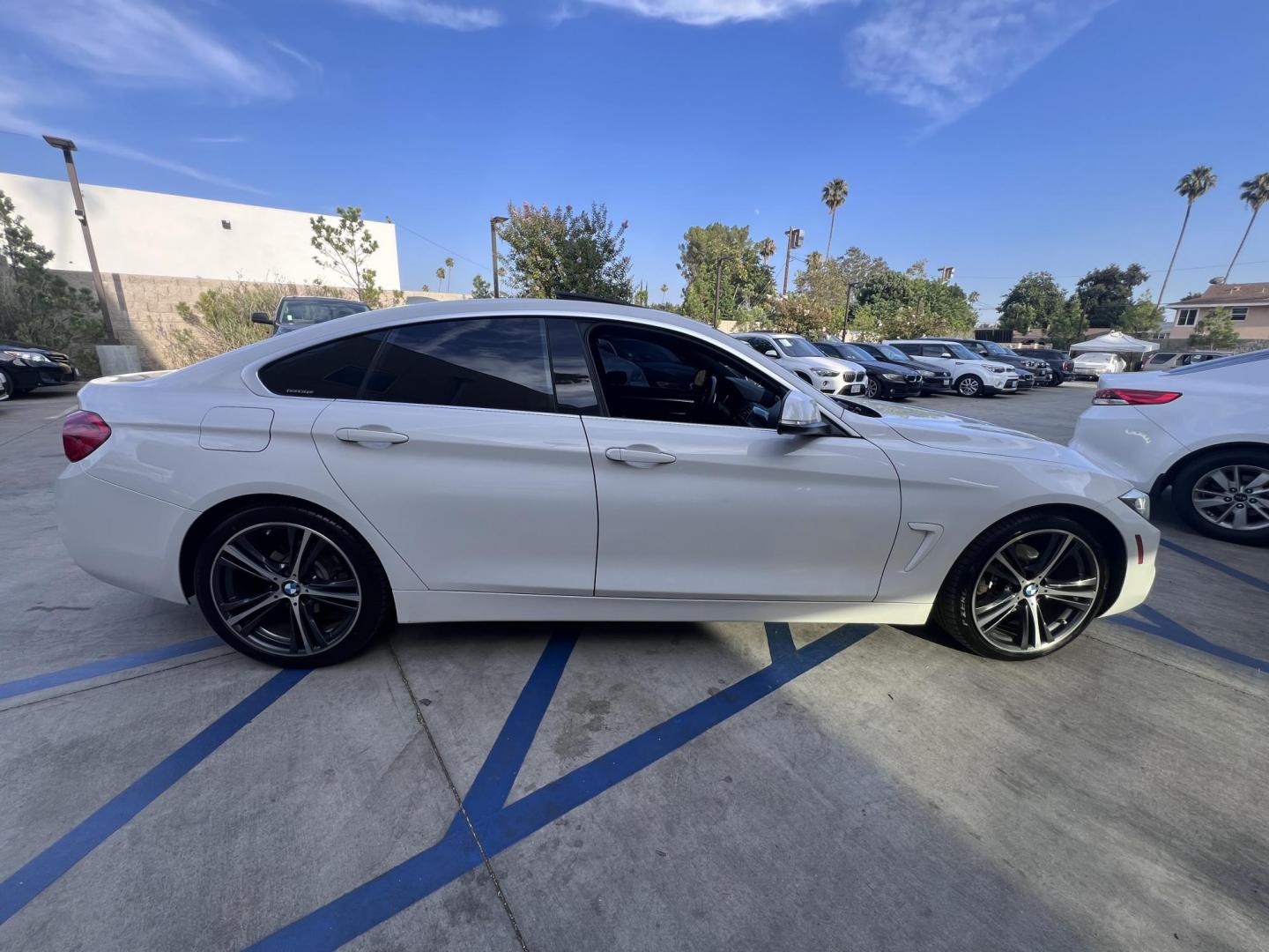 2018 Alpine White /Black BMW 4-Series Gran Coupe 430i (WBA4J1C54JB) with an 2.0L L4 DOHC 16V engine, 8A transmission, located at 30 S. Berkeley Avenue, Pasadena, CA, 91107, (626) 248-7567, 34.145447, -118.109398 - 2018 BMW 430i Gran Coupe – Sporty Luxury with Practical Style VIN: WBA4J1C54JBG77909 Dealer Location: Crown City Motors, 30 S Berkeley Ave, Pasadena, CA 91107 Vehicle Type: Luxury 4-Door Hatchback Coupe Financing Available for All Credit Types – Apply Today! Experience the perfect blend o - Photo#10