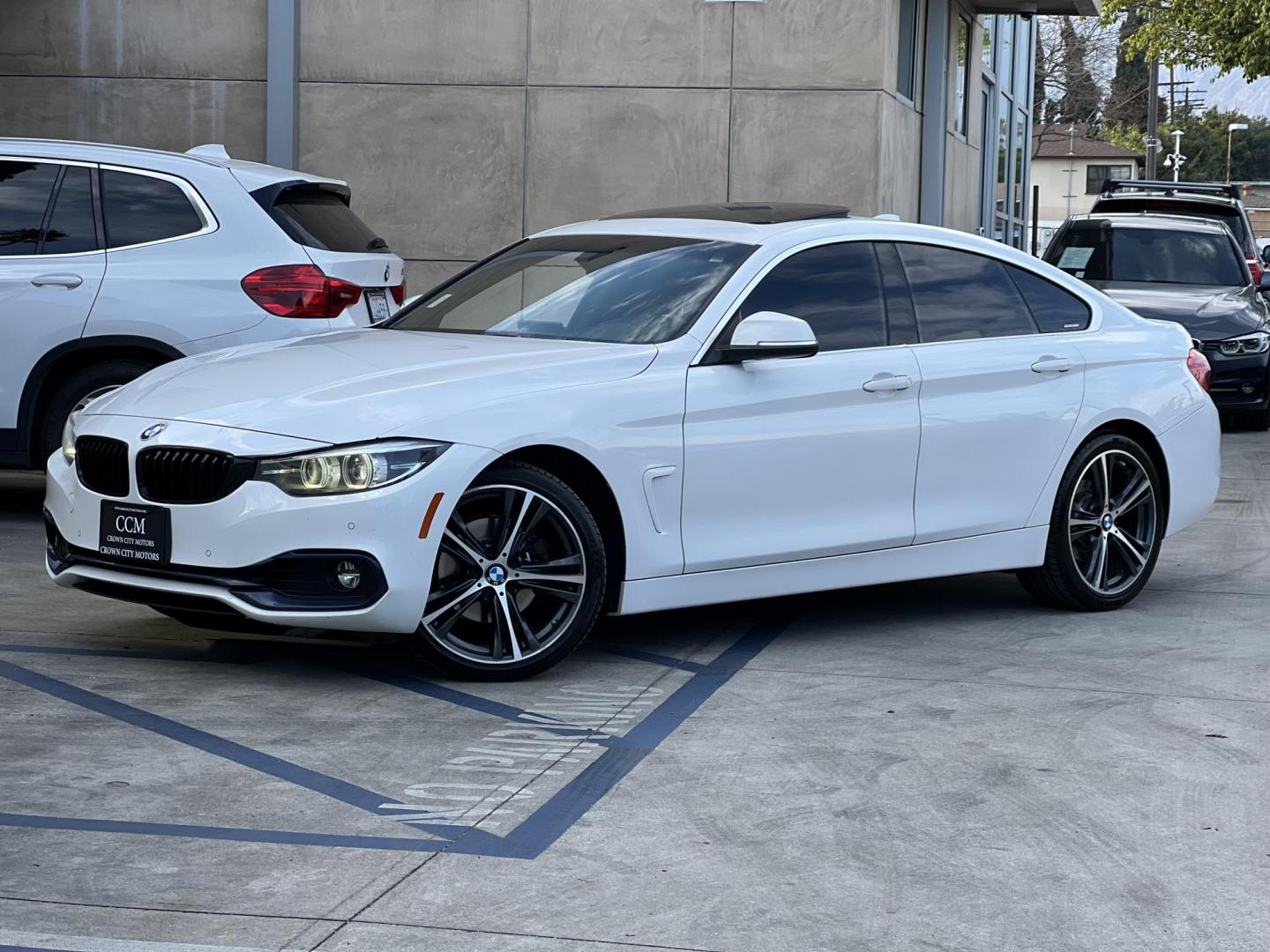 2018 Alpine White /Black BMW 4-Series Gran Coupe 430i (WBA4J1C54JB) with an 2.0L L4 DOHC 16V engine, 8A transmission, located at 30 S. Berkeley Avenue, Pasadena, CA, 91107, (626) 248-7567, 34.145447, -118.109398 - 2018 BMW 430i Gran Coupe – Sporty Luxury with Practical Style VIN: WBA4J1C54JBG77909 Dealer Location: Crown City Motors, 30 S Berkeley Ave, Pasadena, CA 91107 Vehicle Type: Luxury 4-Door Hatchback Coupe Financing Available for All Credit Types – Apply Today! Experience the perfect blend o - Photo#9