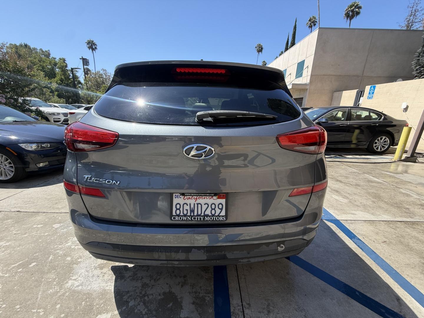 2019 Coliseum Gray /Black Hyundai Tucson SE (KM8J23A48KU) with an 2.0L L4 DOHC 16V engine, 6A transmission, located at 30 S. Berkeley Avenue, Pasadena, CA, 91107, (626) 248-7567, 34.145447, -118.109398 - DEALER IDENTIFIER: Crown City Motors Sales | Buy Here Pay Here Pasadena TARGET REGIONS: Pasadena, San Gabriel Valley, Riverside, San Bernardino FINANCING SPECIALTY: Subprime Auto Lending, In-House Financing, Bad Credit Car Loans CA VEHICLE: 2019 Hyundai Tucson SE 2.0L (VIN: KM8J23A48KU859863)- Photo#3