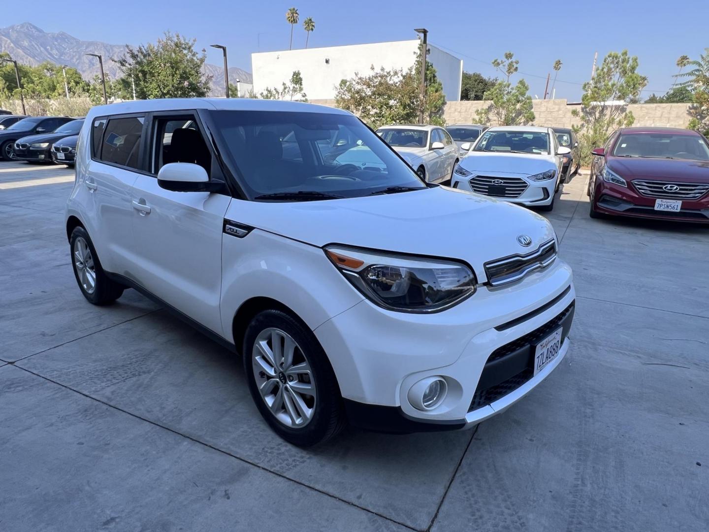 2018 White /Black Kia Soul + (KNDJP3A50J7) with an 2.0L L4 DOHC 16V engine, 6A transmission, located at 30 S. Berkeley Avenue, Pasadena, CA, 91107, (626) 248-7567, 34.145447, -118.109398 - Photo#15