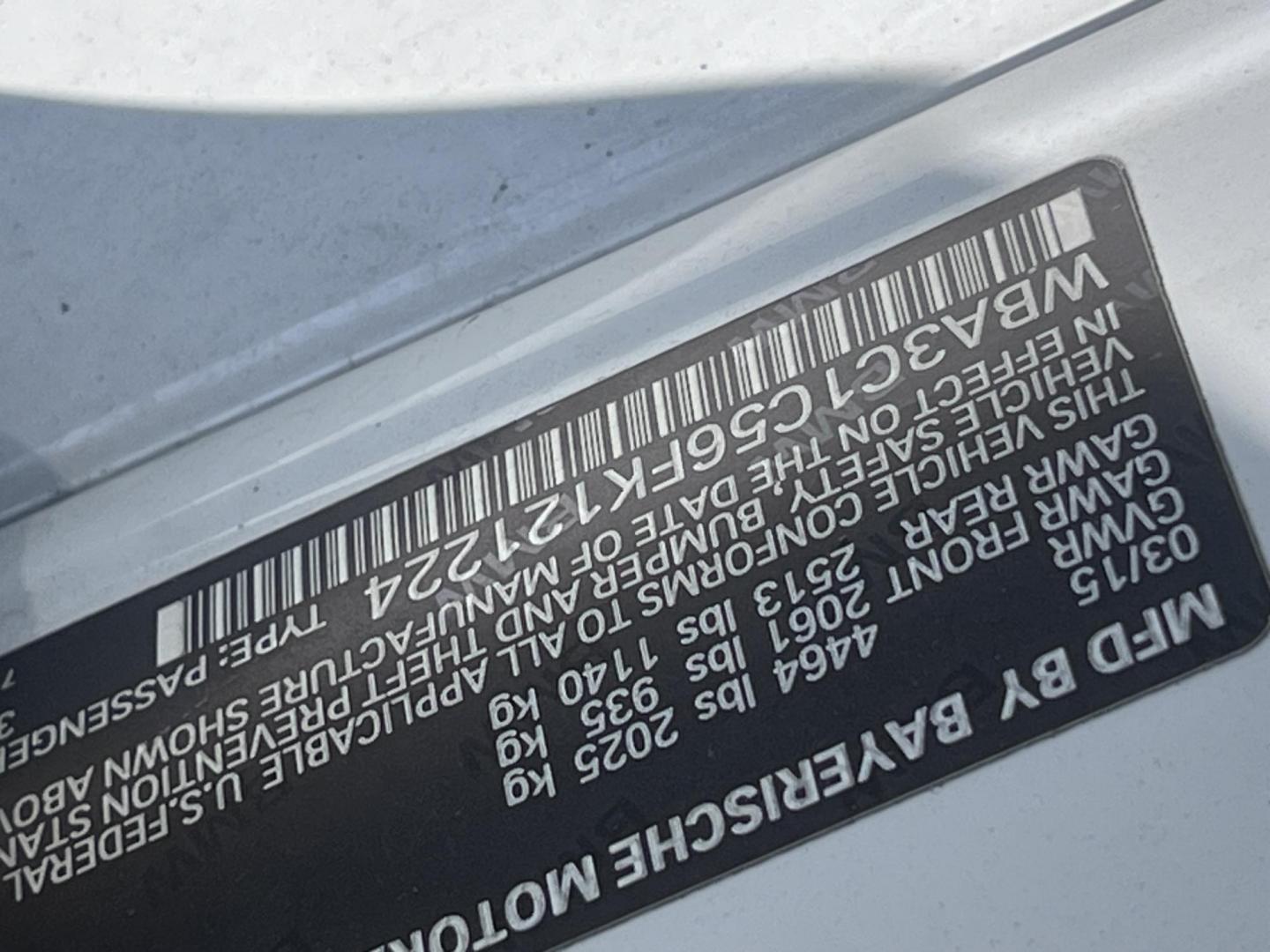 2015 White BMW 3-Series 328i SULEV (WBA3C1C56FK) with an 2.0L L4 DOHC 16V engine, 8-Speed Automatic transmission, located at 30 S. Berkeley Avenue, Pasadena, CA, 91107, (626) 248-7567, 34.145447, -118.109398 - Crown City Motors is a used “Buy Here Pay Here” car dealer in Pasadena CA. “Buy Here Pay Here” financing, means that when you purchase your vehicle from our dealership, that you make the payments to the dealership as well. We do not need the banks approval to get you approved for a used auto - Photo#5