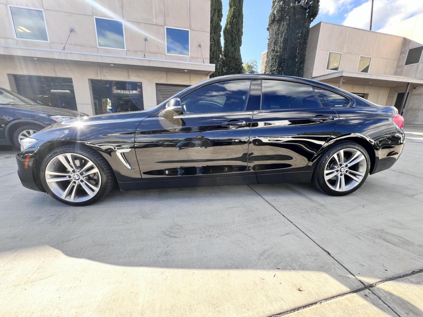 2016 Black /black BMW 4-Series Gran Coupe 428i SULEV (WBA4A9C55GG) with an 2.0L L4 DOHC 16V engine, 8A transmission, located at 30 S. Berkeley Avenue, Pasadena, CA, 91107, (626) 248-7567, 34.145447, -118.109398 - Photo#5