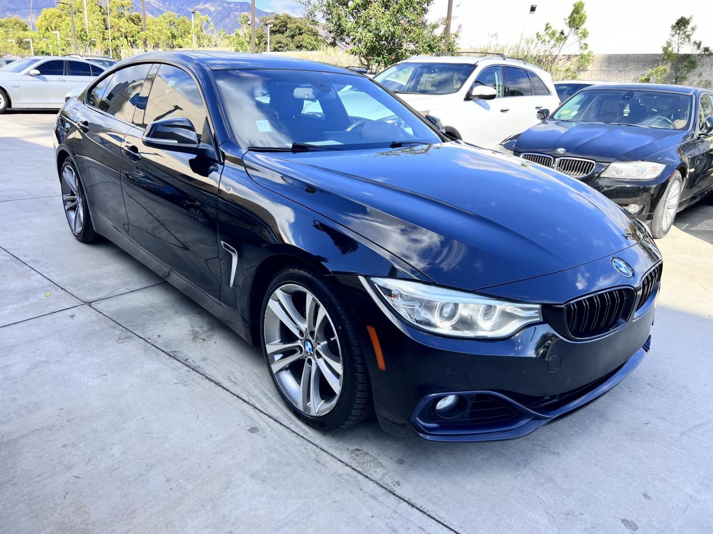 2016 Black /black BMW 4-Series Gran Coupe 428i SULEV (WBA4A9C55GG) with an 2.0L L4 DOHC 16V engine, 8A transmission, located at 30 S. Berkeley Avenue, Pasadena, CA, 91107, (626) 248-7567, 34.145447, -118.109398 - Photo#9
