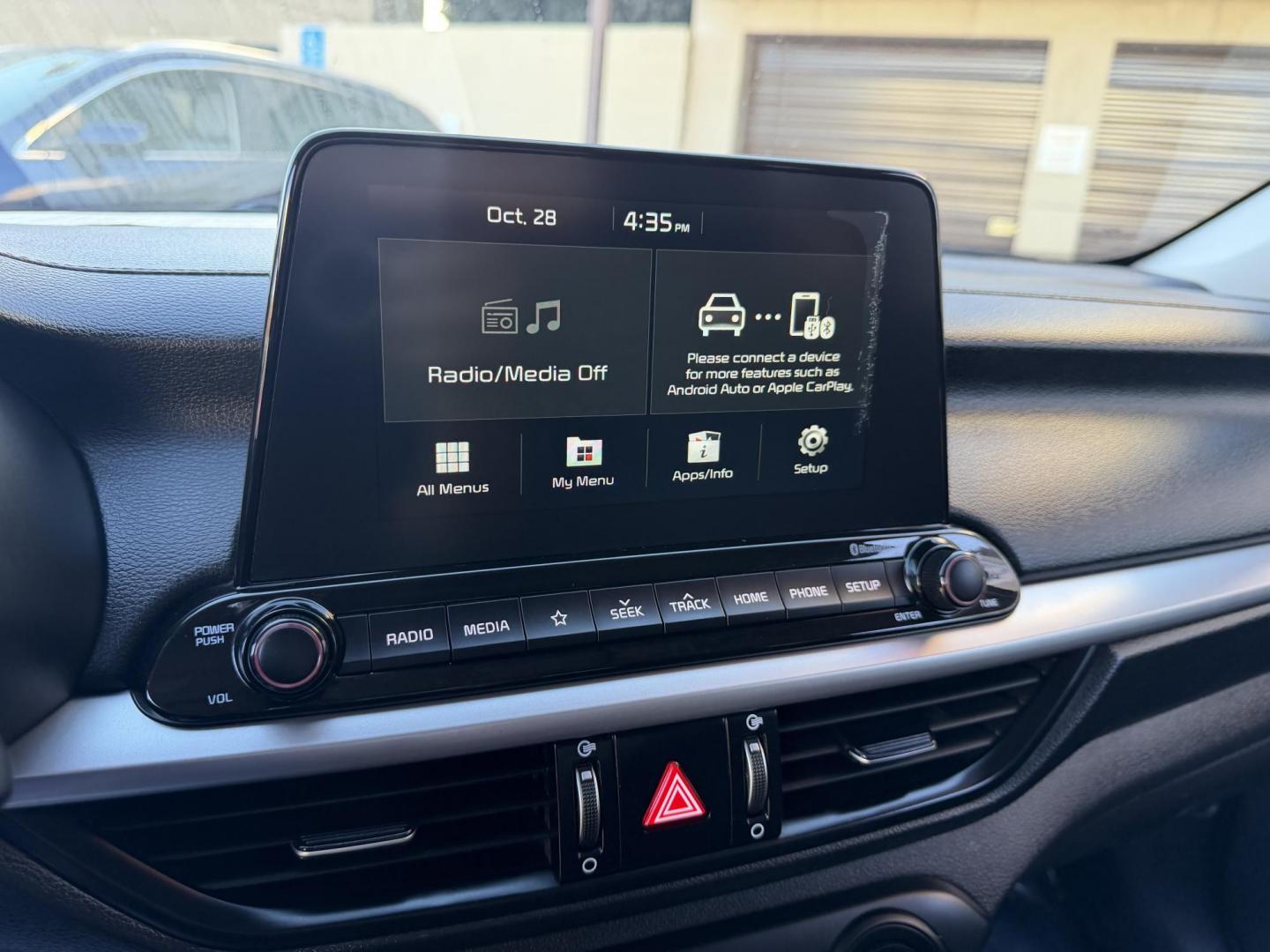 2021 White /black Kia Forte FE (3KPF24AD3ME) with an 2.0L L4 DOHC 16V engine, CVT transmission, located at 30 S. Berkeley Avenue, Pasadena, CA, 91107, (626) 248-7567, 34.145447, -118.109398 - Crown City Motors is a used “Buy Here Pay Here” car dealer in Pasadena CA. “Buy Here Pay Here” financing, means that when you purchase your vehicle from our dealership, that you make the payments to the dealership as well. We do not need the banks approval to get you approved for a used auto - Photo#15