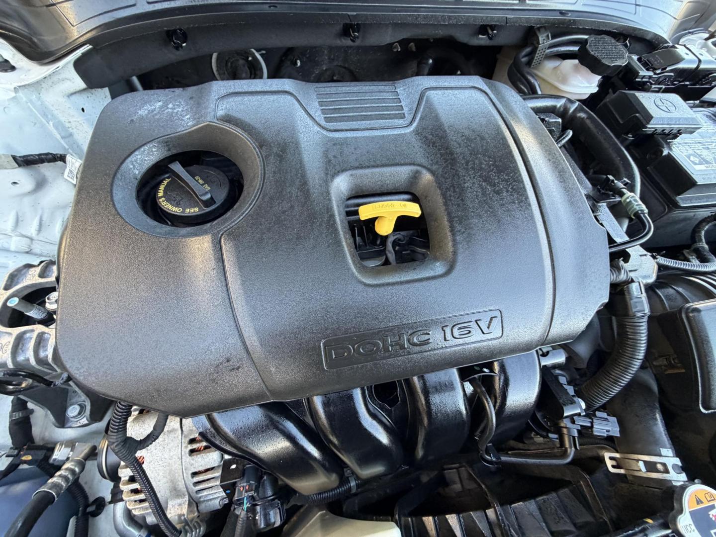 2021 White /black Kia Forte FE (3KPF24AD3ME) with an 2.0L L4 DOHC 16V engine, CVT transmission, located at 30 S. Berkeley Avenue, Pasadena, CA, 91107, (626) 248-7567, 34.145447, -118.109398 - Crown City Motors is a used “Buy Here Pay Here” car dealer in Pasadena CA. “Buy Here Pay Here” financing, means that when you purchase your vehicle from our dealership, that you make the payments to the dealership as well. We do not need the banks approval to get you approved for a used auto - Photo#20