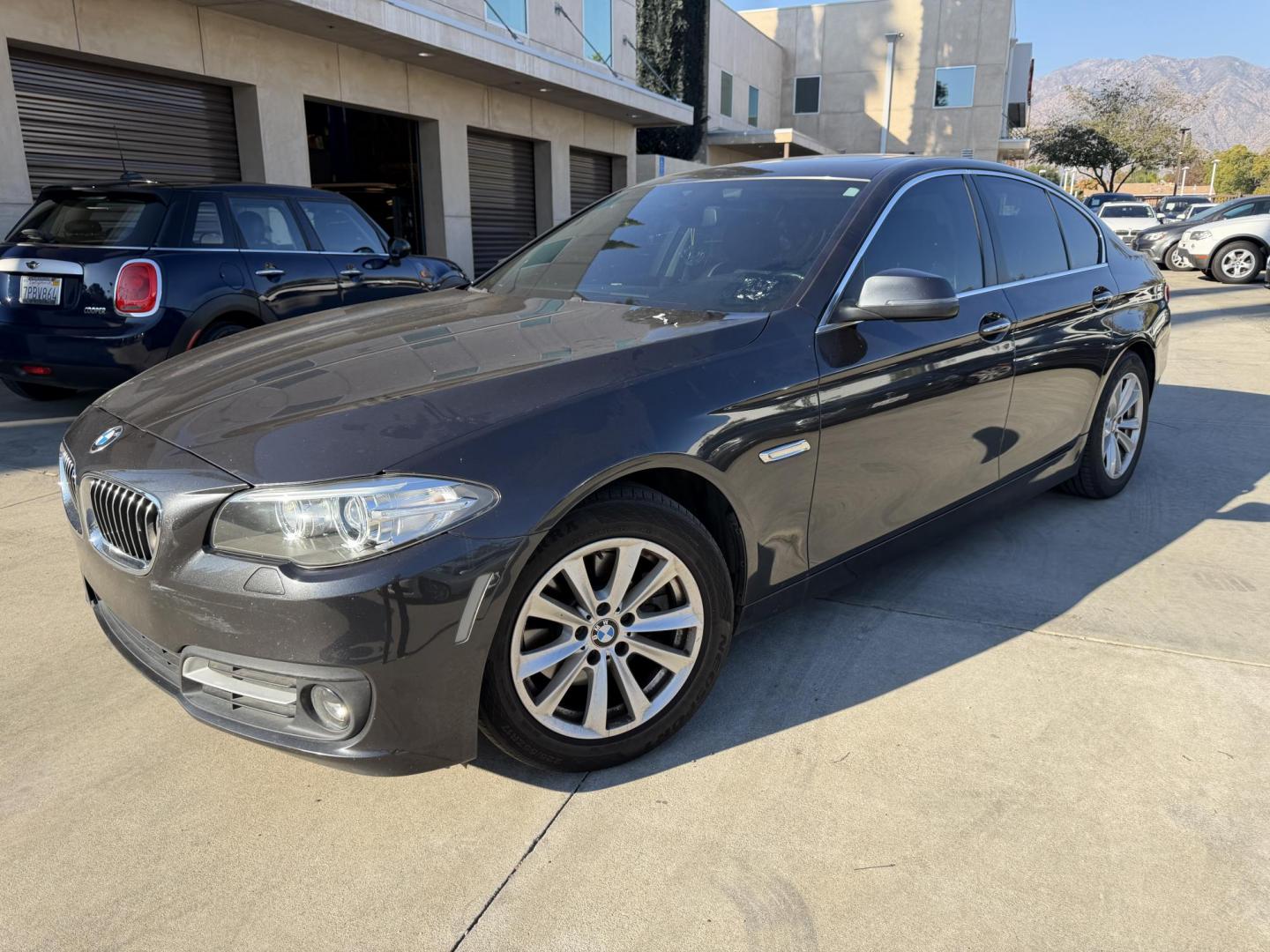 2016 BLACK /black BMW 5-Series 528i (WBA5A5C5XGG) with an 2.0L L4 DOHC 16V TURBO engine, 8A transmission, located at 30 S. Berkeley Avenue, Pasadena, CA, 91107, (626) 248-7567, 34.145447, -118.109398 - Crown City Motors is a used “Buy Here Pay Here” car dealer in Pasadena CA. “Buy Here Pay Here” financing, means that when you purchase your vehicle from our dealership, that you make the payments to the dealership as well. We do not need the banks approval to get you approved for a used auto - Photo#0