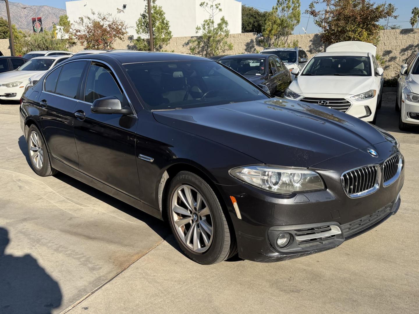 2016 BLACK /black BMW 5-Series 528i (WBA5A5C5XGG) with an 2.0L L4 DOHC 16V TURBO engine, 8A transmission, located at 30 S. Berkeley Avenue, Pasadena, CA, 91107, (626) 248-7567, 34.145447, -118.109398 - Crown City Motors is a used “Buy Here Pay Here” car dealer in Pasadena CA. “Buy Here Pay Here” financing, means that when you purchase your vehicle from our dealership, that you make the payments to the dealership as well. We do not need the banks approval to get you approved for a used auto - Photo#3