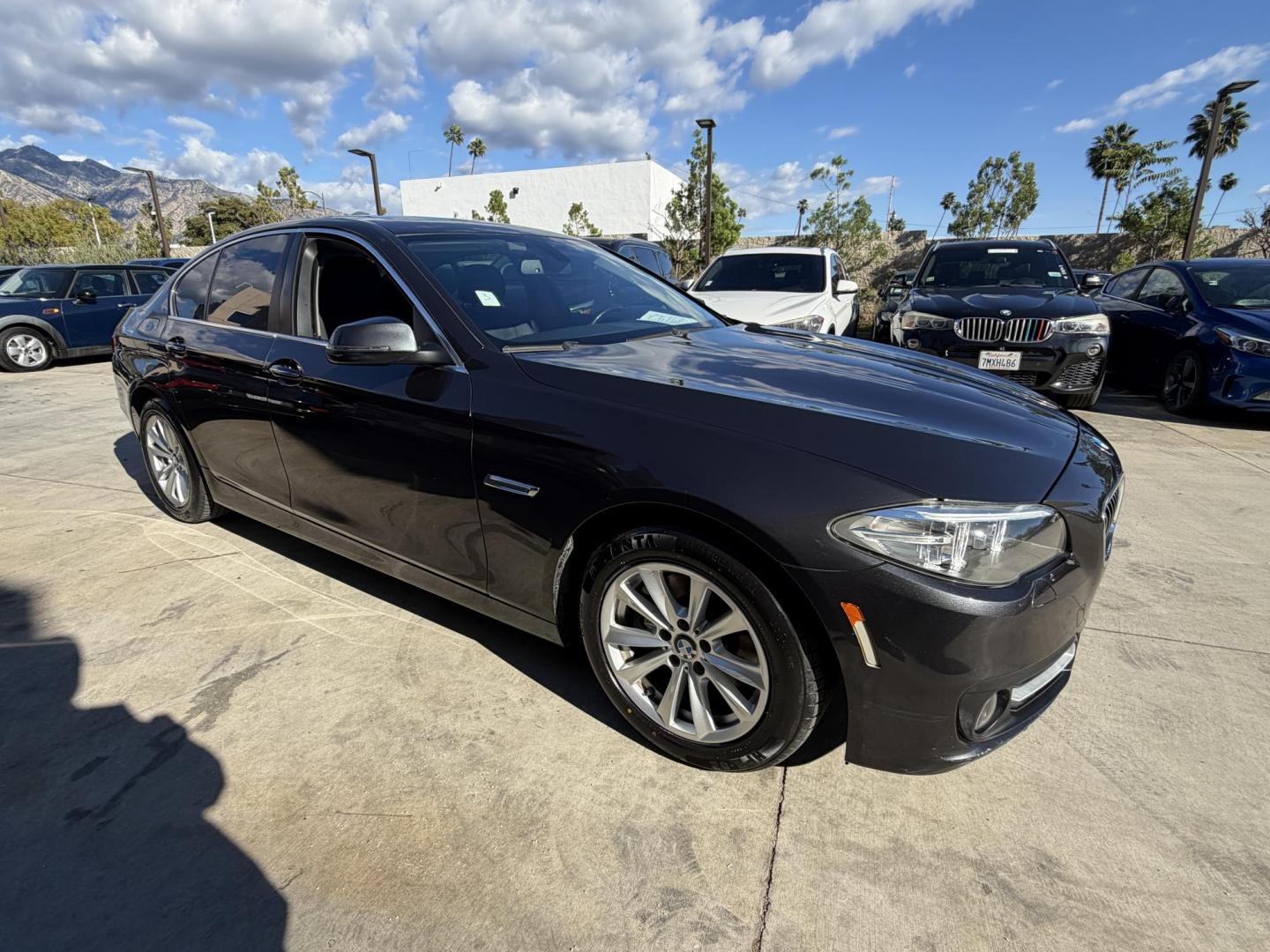 2016 BLACK /black BMW 5-Series 528i (WBA5A5C5XGG) with an 2.0L L4 DOHC 16V TURBO engine, 8A transmission, located at 30 S. Berkeley Avenue, Pasadena, CA, 91107, (626) 248-7567, 34.145447, -118.109398 - Crown City Motors is a used “Buy Here Pay Here” car dealer in Pasadena CA. “Buy Here Pay Here” financing, means that when you purchase your vehicle from our dealership, that you make the payments to the dealership as well. We do not need the banks approval to get you approved for a used auto - Photo#14