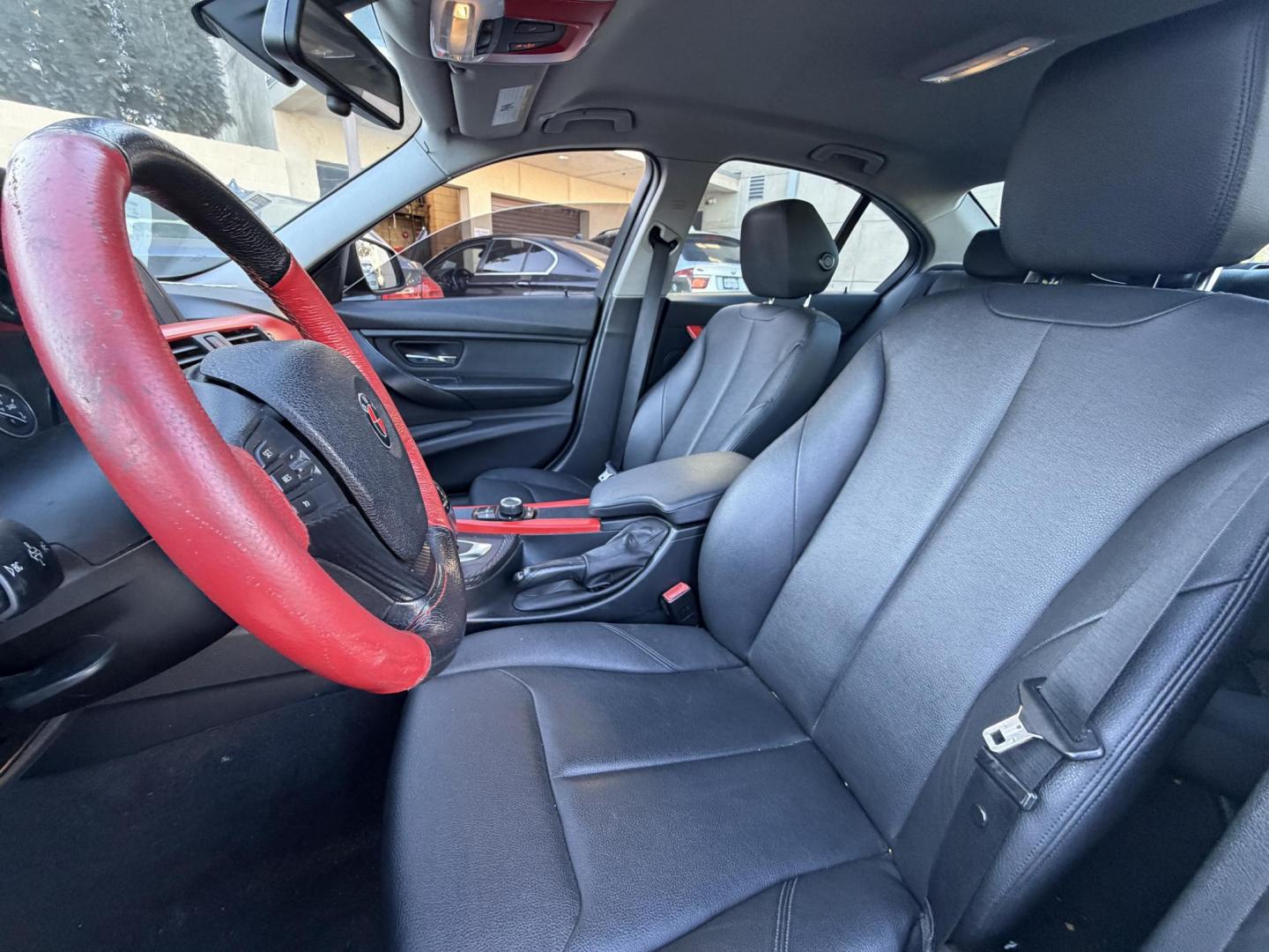 2015 BLACK /Black BMW 3-Series 320i Sedan (WBA3B1G58FN) with an 2.0L L4 DOHC 16V engine, 8-Speed Automatic transmission, located at 30 S. Berkeley Avenue, Pasadena, CA, 91107, (626) 248-7567, 34.145447, -118.109398 - This BMW 3 Series sedan offers an ideal balance of performance, comfort, and everyday usability. BMW engineered the 3 Series with a driver-focused cockpit, precise steering, and a suspension that delivers both sportiness and comfort. Highlights commonly associated with the BMW 3 Series include: - Photo#19