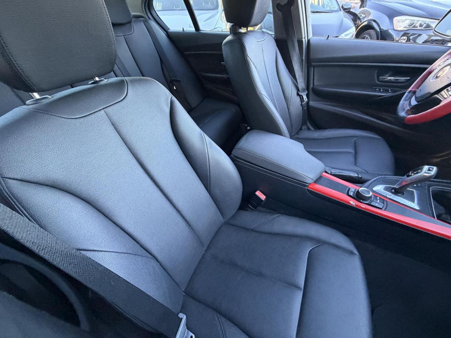 2015 BLACK /Black BMW 3-Series 320i Sedan (WBA3B1G58FN) with an 2.0L L4 DOHC 16V engine, 8-Speed Automatic transmission, located at 30 S. Berkeley Avenue, Pasadena, CA, 91107, (626) 248-7567, 34.145447, -118.109398 - This BMW 3 Series sedan offers an ideal balance of performance, comfort, and everyday usability. BMW engineered the 3 Series with a driver-focused cockpit, precise steering, and a suspension that delivers both sportiness and comfort. Highlights commonly associated with the BMW 3 Series include: - Photo#24