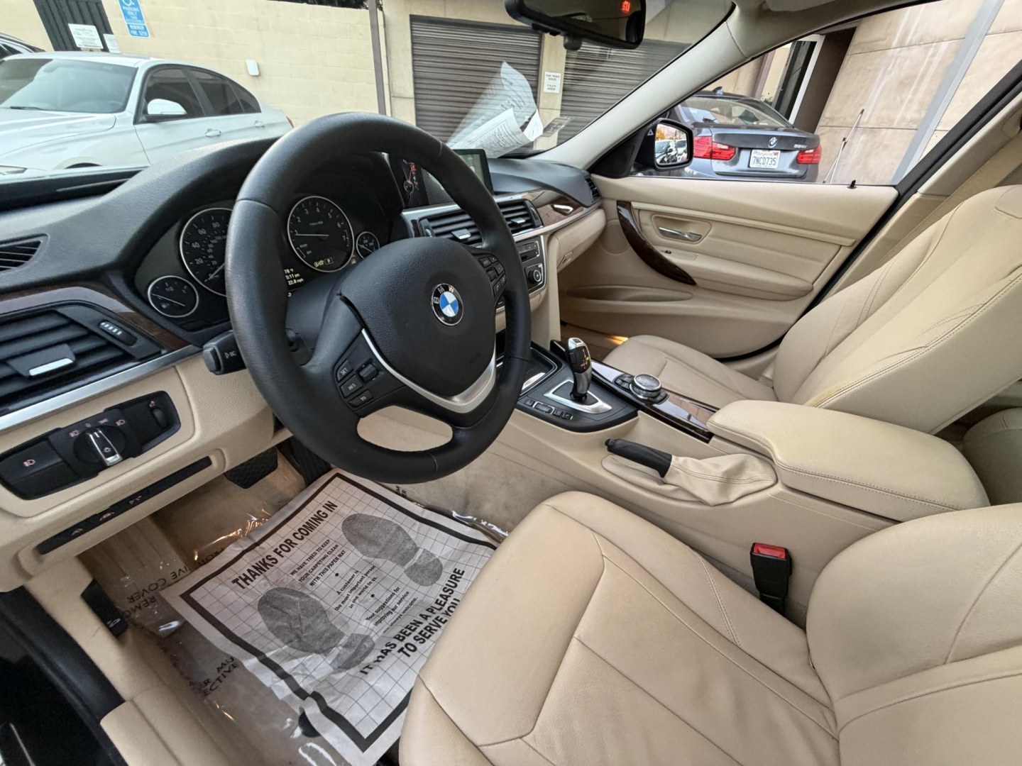 2014 Black /BEIGE BMW 3-Series 328i Sedan (WBA3C1C58EK) with an 2.0L L4 DOHC 16V engine, located at 30 S. Berkeley Avenue, Pasadena, CA, 91107, (626) 248-7567, 34.145447, -118.109398 - Crown City Motors is a used “Buy Here Pay Here” car dealer in Pasadena CA. “Buy Here Pay Here” financing, means that when you purchase your vehicle from our dealership, that you make the payments to the dealership as well. We do not need the banks approval to get you approved for a used auto - Photo#16
