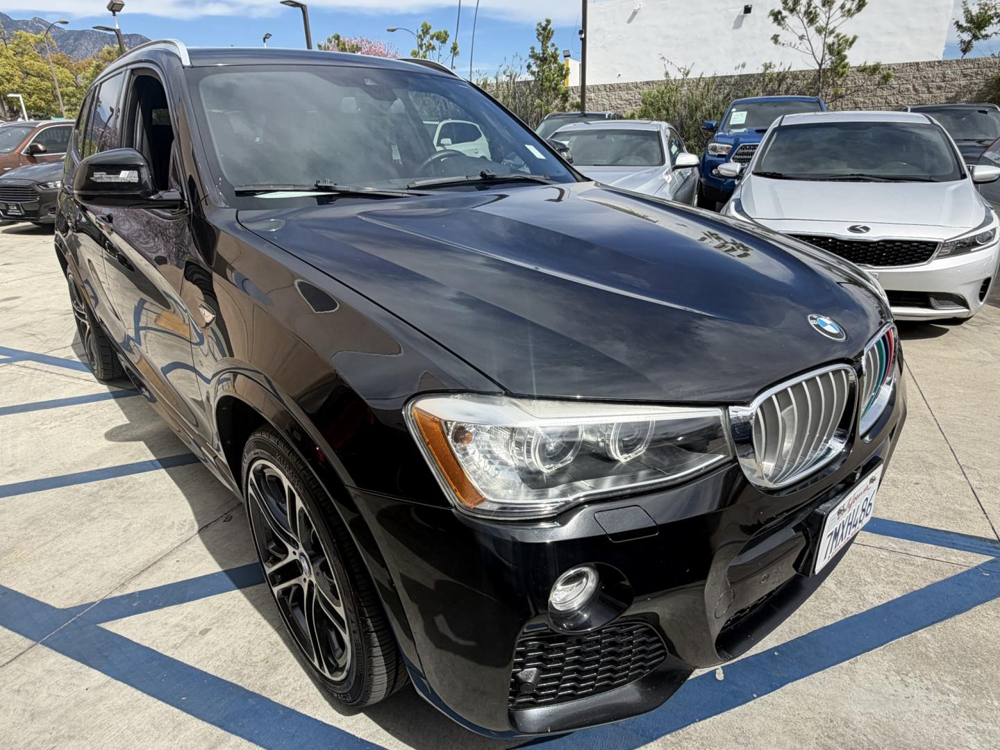 2016 Black /black BMW X3 xDrive28i (5UXWX9C53G0) with an 2.0L L4 DOHC 16V engine, 8-Speed Automatic transmission, located at 30 S. Berkeley Avenue, Pasadena, CA, 91107, (626) 248-7567, 34.145447, -118.109398 - Crown City Motors is a used “Buy Here Pay Here” car dealer in Pasadena CA. “Buy Here Pay Here” financing, means that when you purchase your vehicle from our dealership, that you make the payments to the dealership as well. We do not need the banks approval to get you approved for a used auto - Photo#23