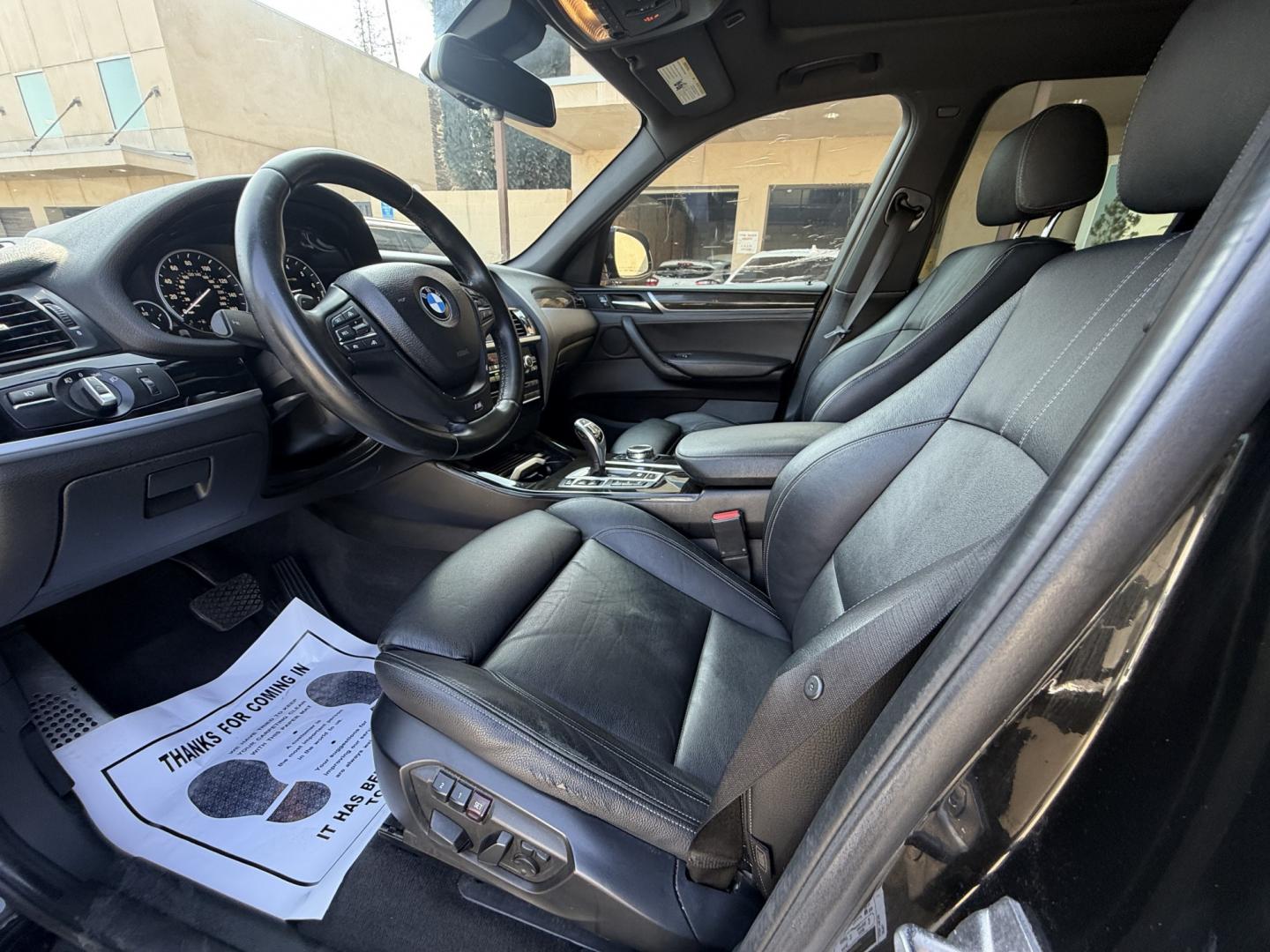 2016 Black /black BMW X3 xDrive28i (5UXWX9C53G0) with an 2.0L L4 DOHC 16V engine, 8-Speed Automatic transmission, located at 30 S. Berkeley Avenue, Pasadena, CA, 91107, (626) 248-7567, 34.145447, -118.109398 - Crown City Motors is a used “Buy Here Pay Here” car dealer in Pasadena CA. “Buy Here Pay Here” financing, means that when you purchase your vehicle from our dealership, that you make the payments to the dealership as well. We do not need the banks approval to get you approved for a used auto- Photo#8
