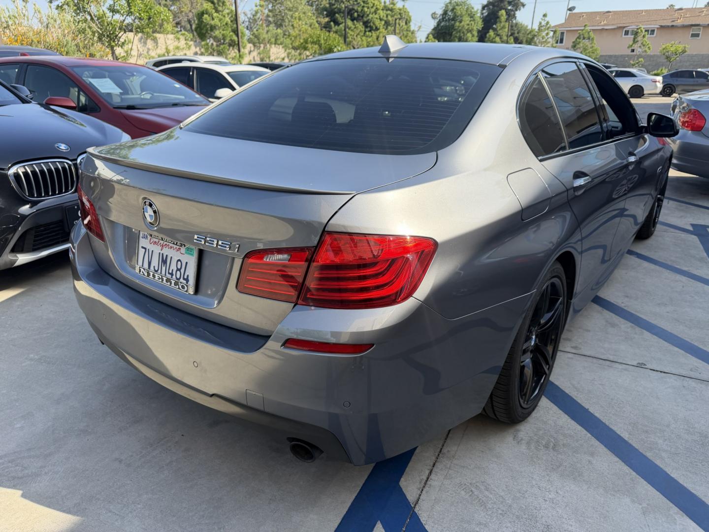 2016 Mineral Grey Metallic /Black BMW 5-Series 535i (WBA5B1C51GG) with an 3.0L L6 DOHC 24V engine, 8A transmission, located at 30 S. Berkeley Avenue, Pasadena, CA, 91107, (626) 248-7567, 34.145447, -118.109398 - Looking for a reliable, affordable luxury sedan with easy financing in Pasadena, CA? This 2016 BMW 5 Series (VIN: WBA5B1C51GG553607) offers the perfect combination of performance, comfort, and efficiency—available now at Crown City Motors with Buy Here Pay Here financing options designed for all c - Photo#2