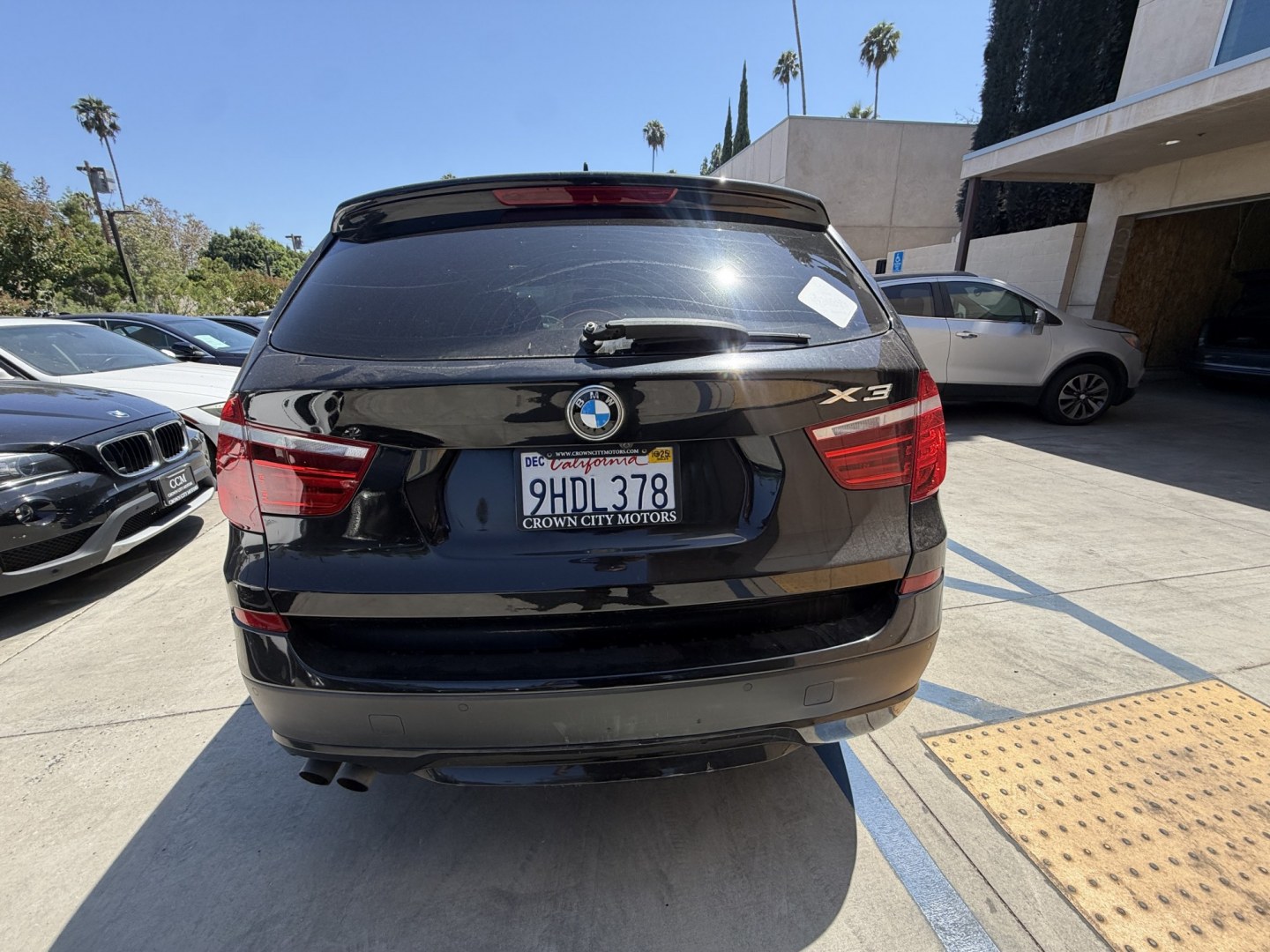 2012 Black /black BMW X3 xDrive28i (5UXWX5C54CL) with an 3.0L L6 DOHC 24V engine, 8-Speed Automatic transmission, located at 30 S. Berkeley Avenue, Pasadena, CA, 91107, (626) 248-7567, 34.145447, -118.109398 - Crown City Motors is a used “Buy Here Pay Here” car dealer in Pasadena CA. “Buy Here Pay Here” financing, means that when you purchase your vehicle from our dealership, that you make the payments to the dealership as well. We do not need the banks approval to get you approved for a used au- Photo#3