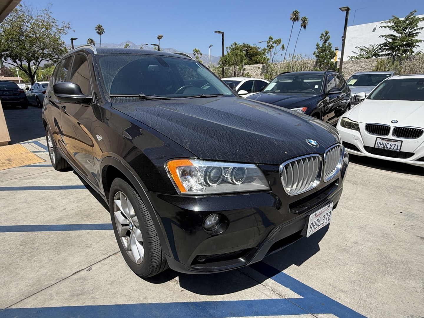 2012 Black /black BMW X3 xDrive28i (5UXWX5C54CL) with an 3.0L L6 DOHC 24V engine, 8-Speed Automatic transmission, located at 30 S. Berkeley Avenue, Pasadena, CA, 91107, (626) 248-7567, 34.145447, -118.109398 - Crown City Motors is a used “Buy Here Pay Here” car dealer in Pasadena CA. “Buy Here Pay Here” financing, means that when you purchase your vehicle from our dealership, that you make the payments to the dealership as well. We do not need the banks approval to get you approved for a used au- Photo#6