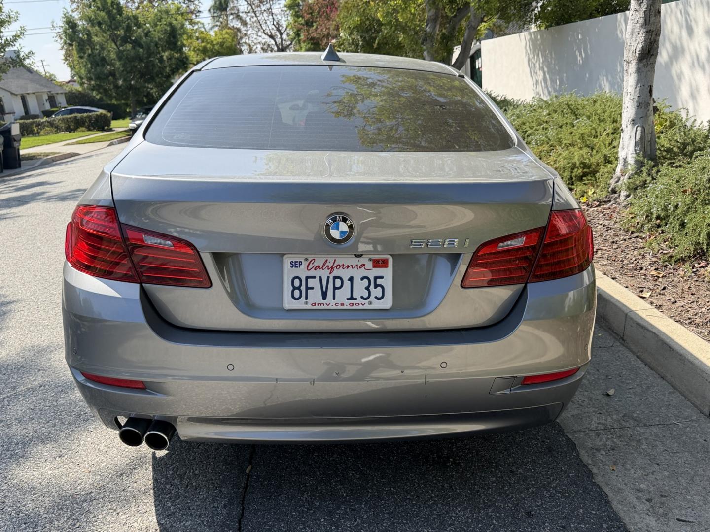 2015 Space Gray Metallic /Black BMW 5-Series 528i (WBA5A5C5XFD) with an 2.0L L4 DOHC 16V TURBO engine, 8-Speed Automatic transmission, located at 30 S. Berkeley Avenue, Pasadena, CA, 91107, (626) 248-7567, 34.145447, -118.109398 - 2015 BMW 528i Sedan – Pasadena Buy Here Pay Here | In-House Financing & Guaranteed Approval List Price: $7,995 | Dealer Document Fee: +$85.00 | Electronic Filing Fee: +$37.00 | Crown City Motors Price: $8,117 Drive today with bad credit, no credit, repossession, or bankruptcy at Crown City Mot- Photo#3